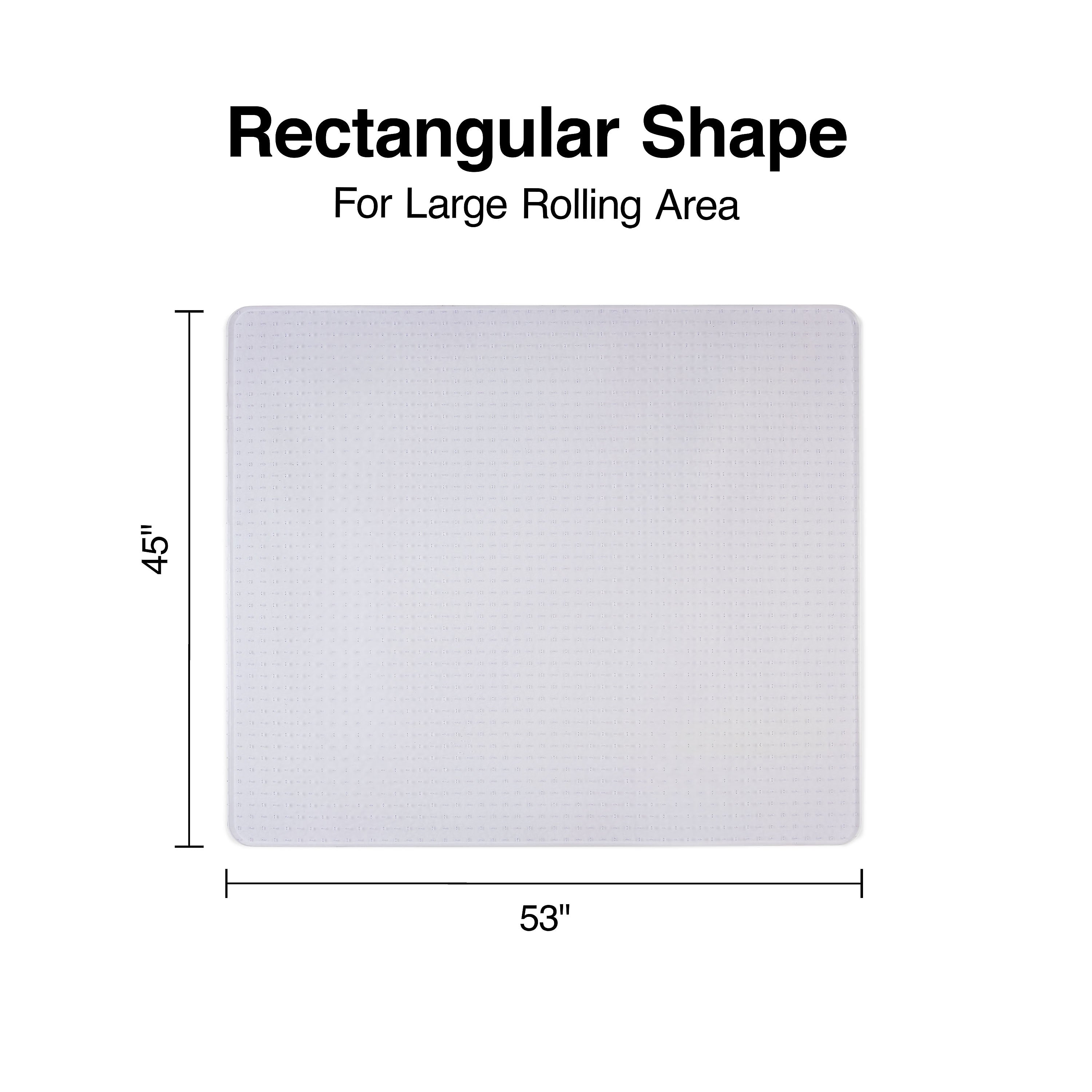 Staples® Carpet Chair Mat, 45