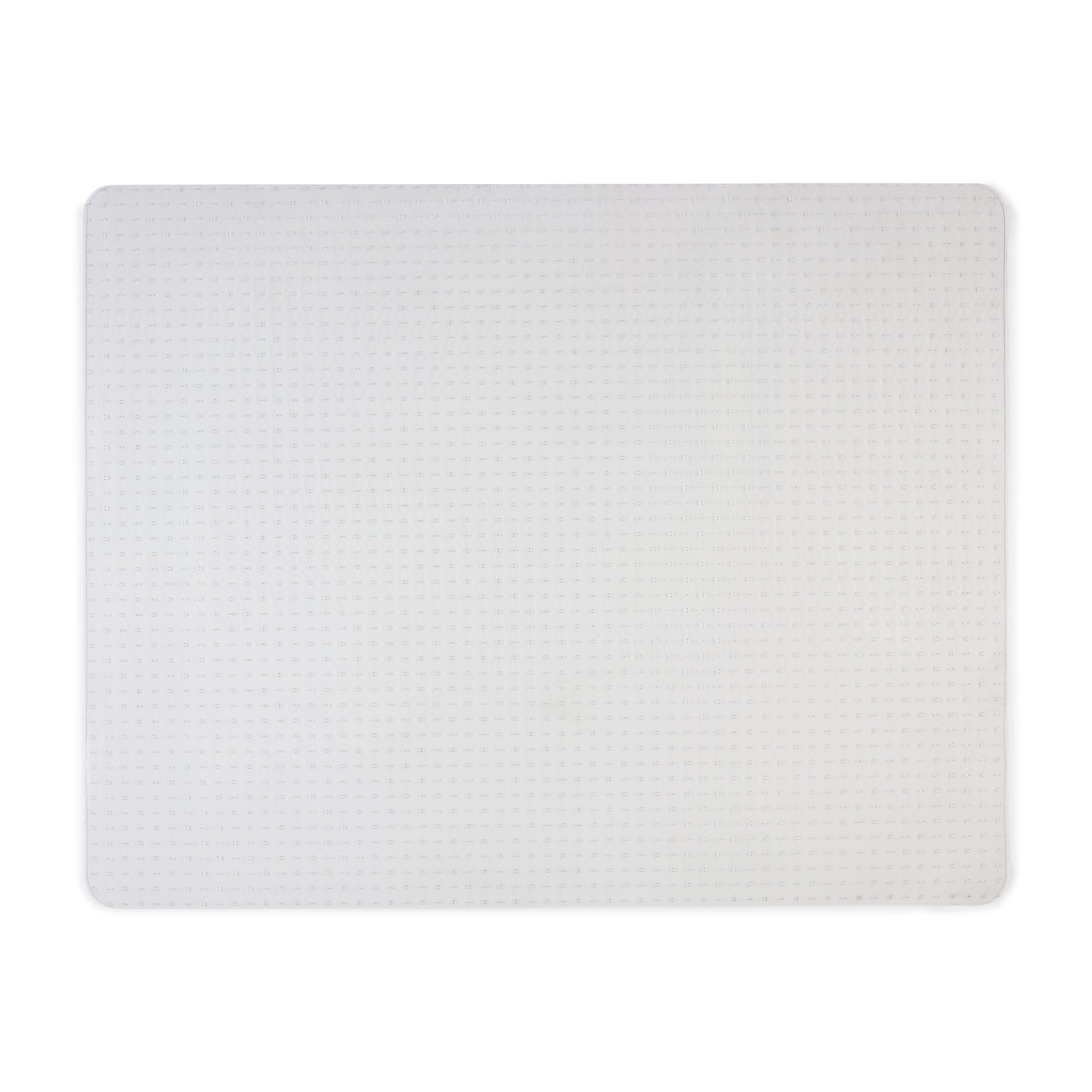 Staples® Carpet Chair Mat, 46" x 60'', Flat-Pile, Clear