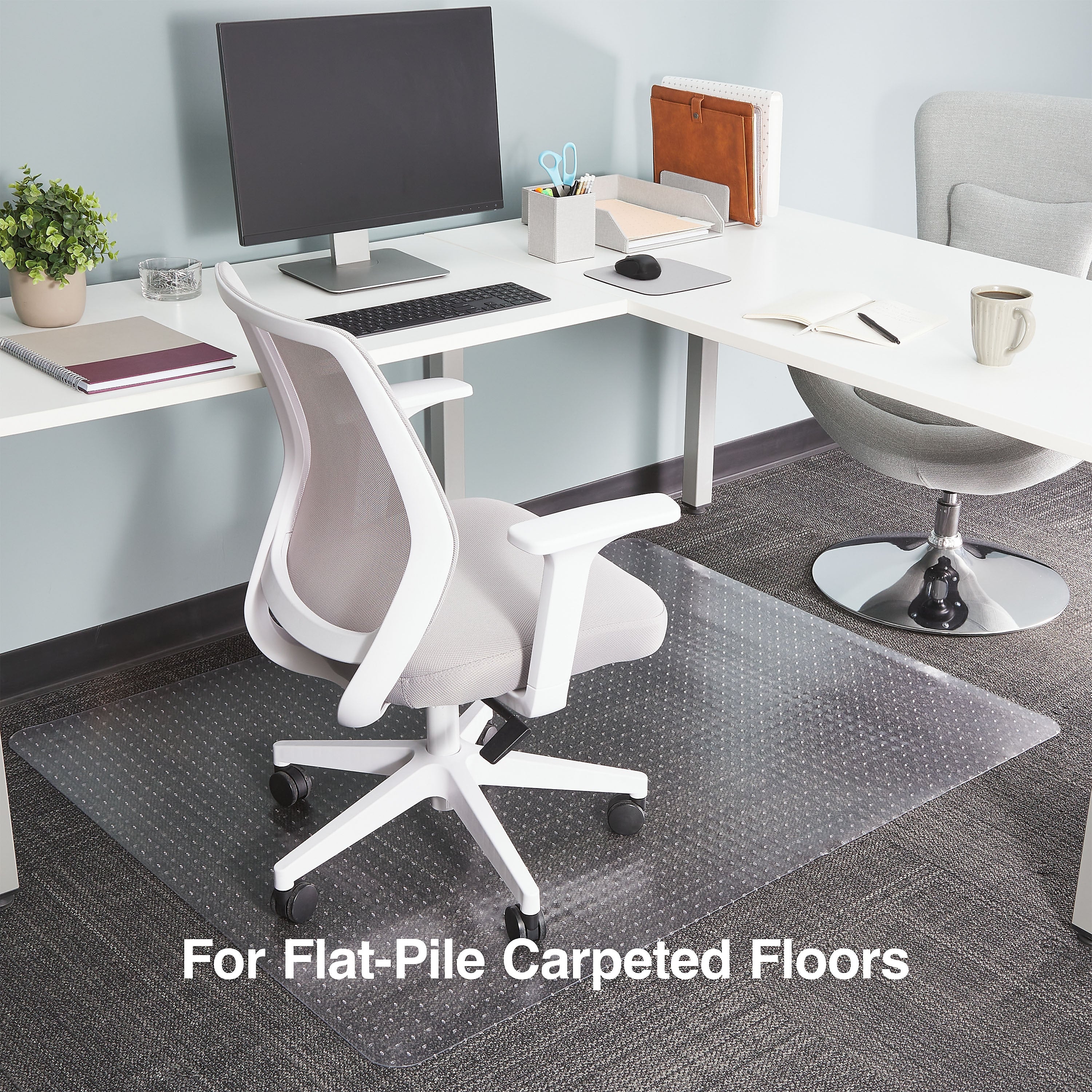 Staples® Carpet Chair Mat, 46