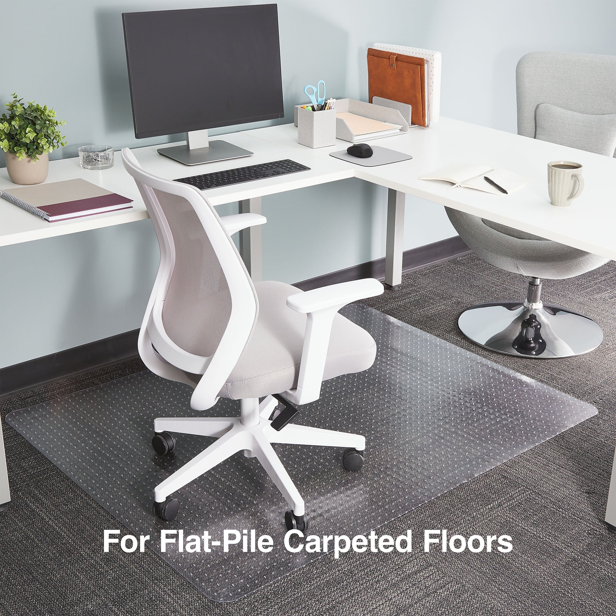 Staples® Carpet Chair Mat, 46