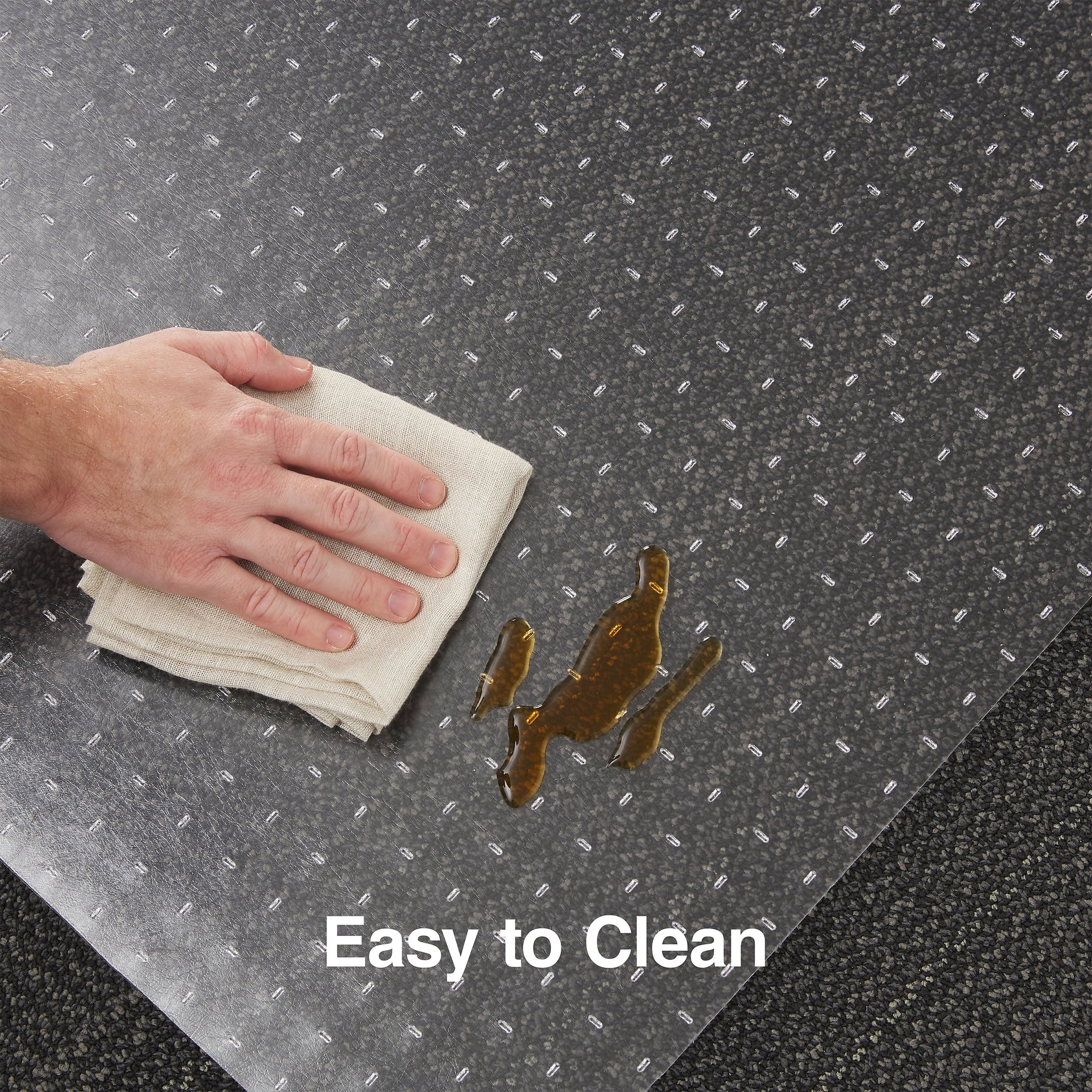 Staples® Carpet Chair Mat with Lip, 36