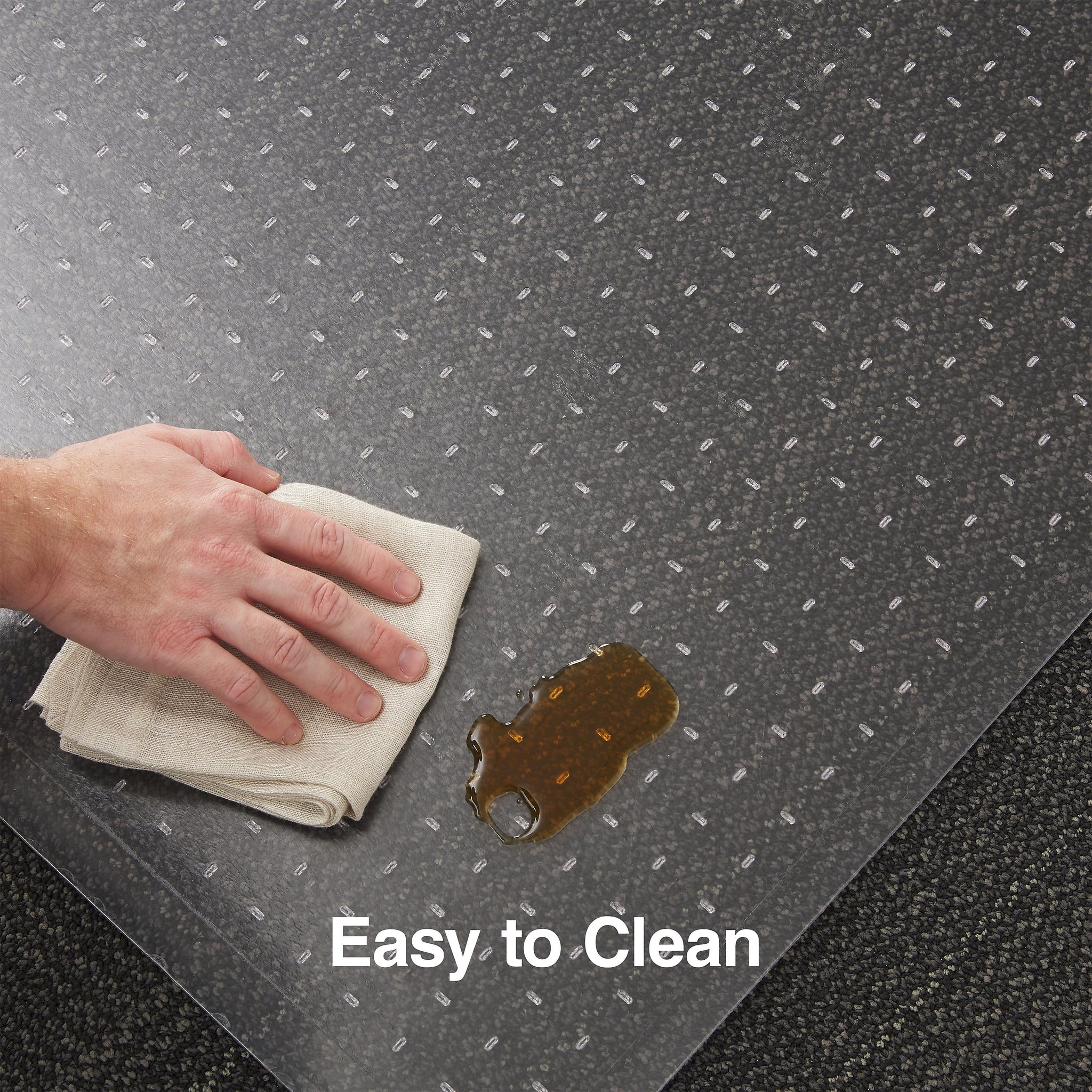 Staples® Carpet Chair Mat with Lip, 36