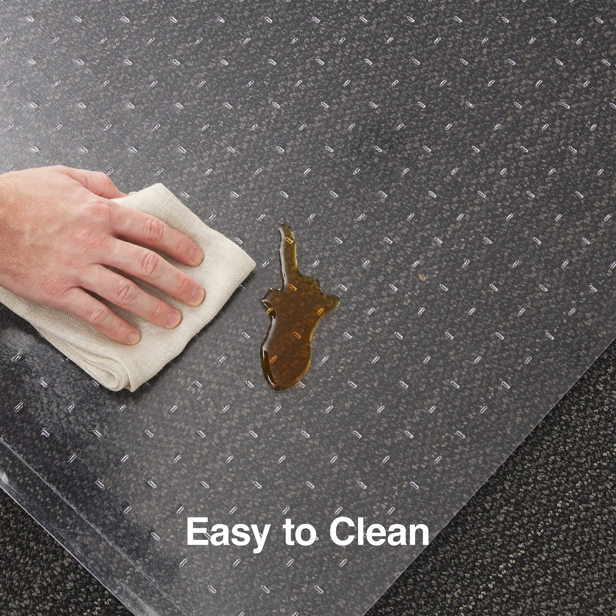 Staples® Carpet Chair Mat with Lip, 45