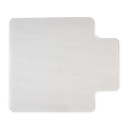 Staples® Carpet Chair Mat with Lip, 45" x 53'', Medium-Pile, Clear