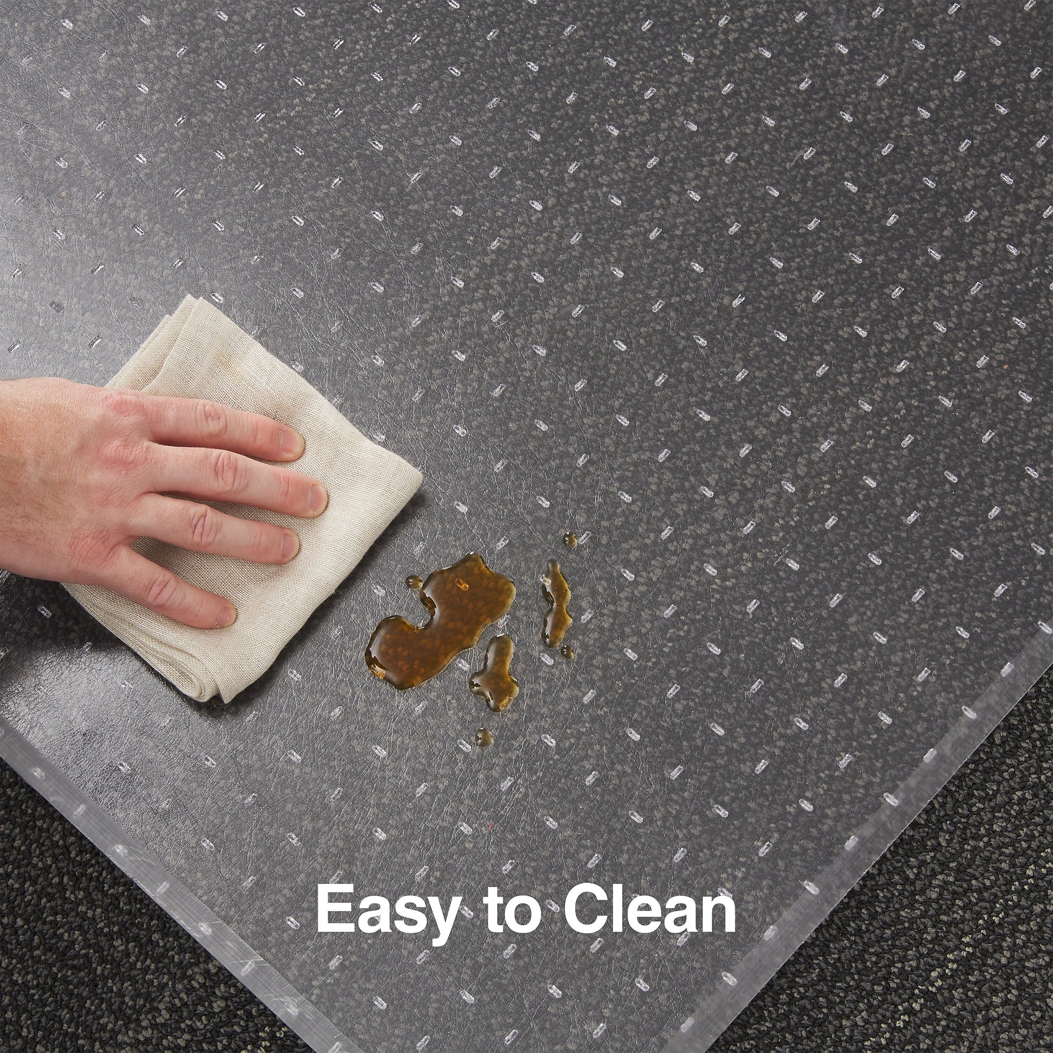 Staples® Carpet Chair Mat with Lip, 46