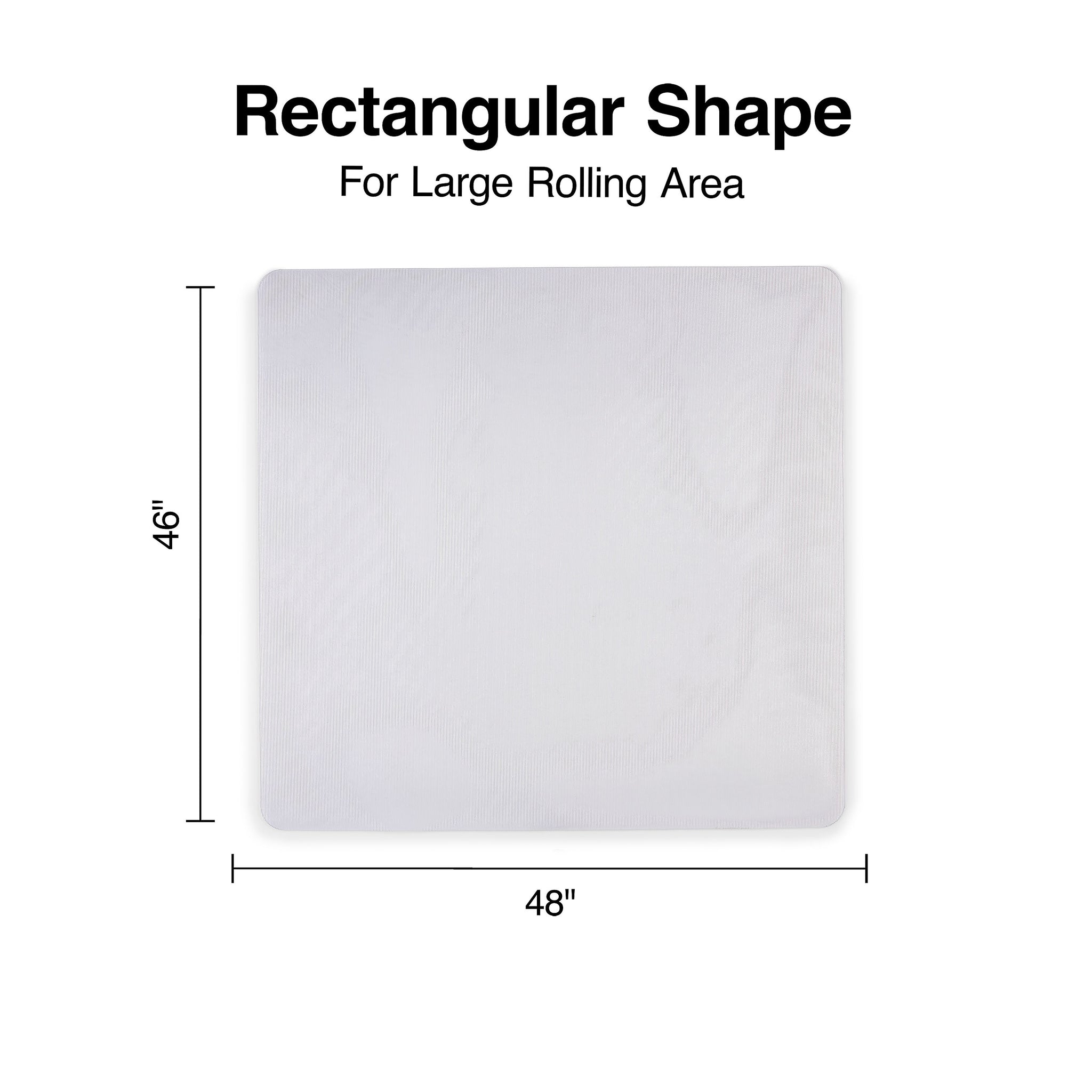 Staples® Carpet & Hard Floor Chair Mat, 46