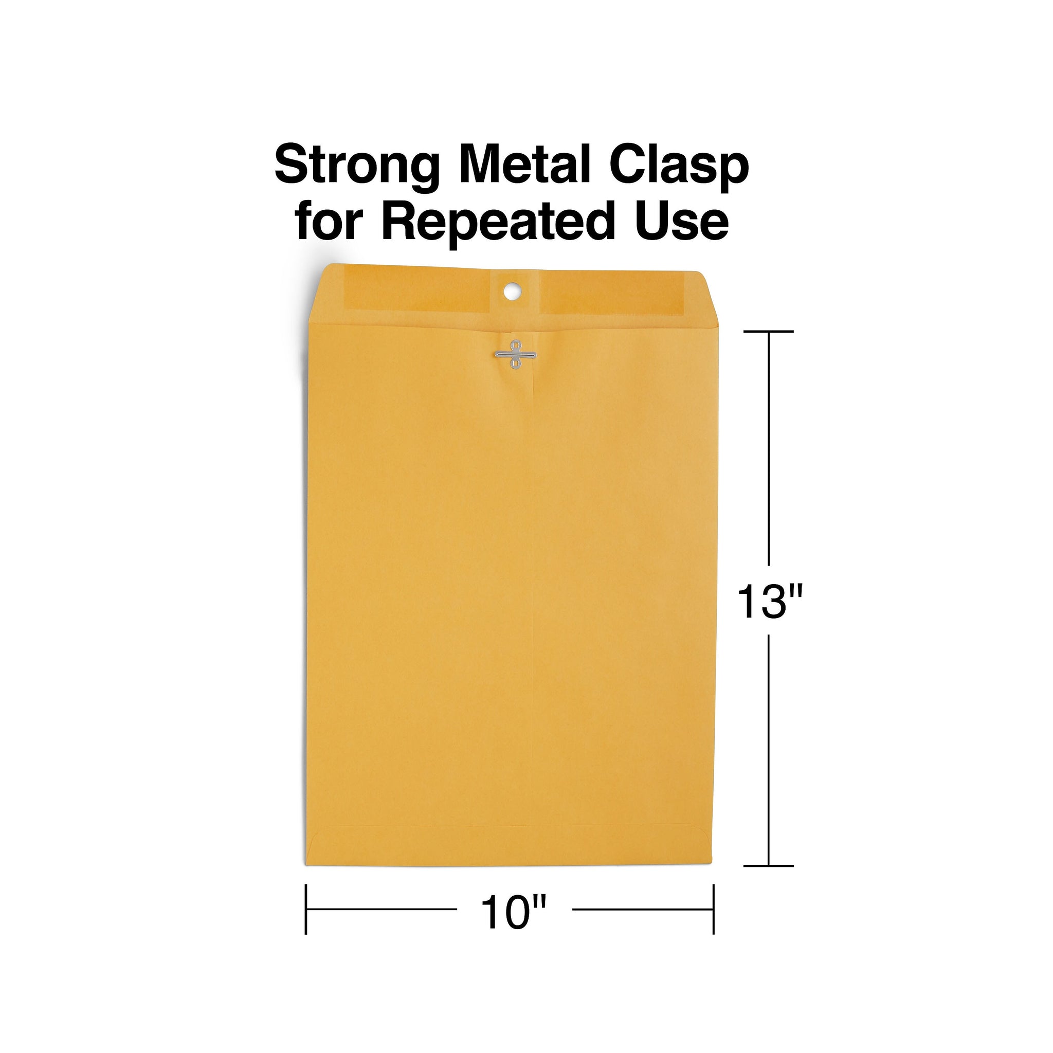 Staples Clasp & Moistenable Glue Catalog Envelopes, 10