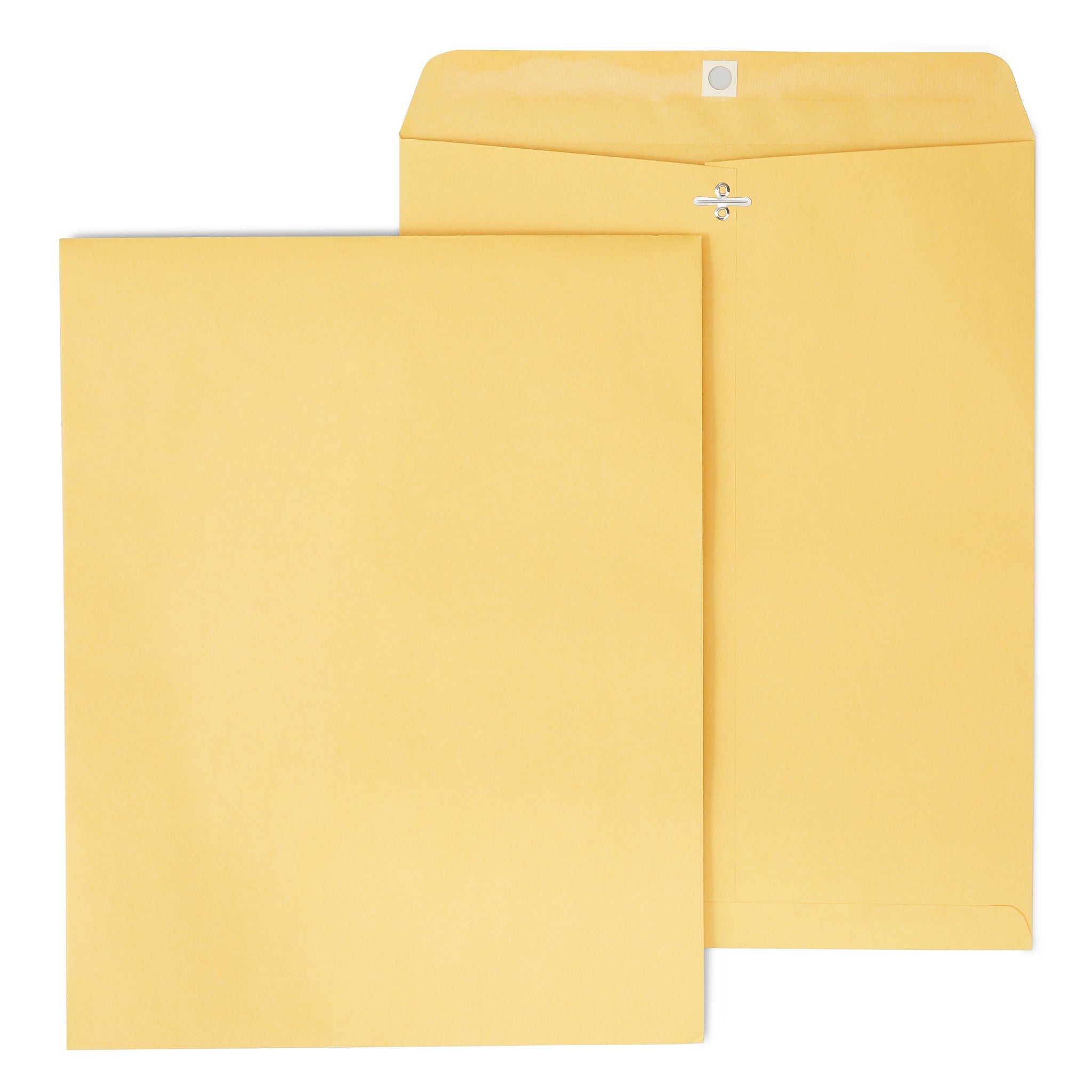 Staples Clasp & Moistenable Glue Kraft Catalog Envelope, 11 1/2