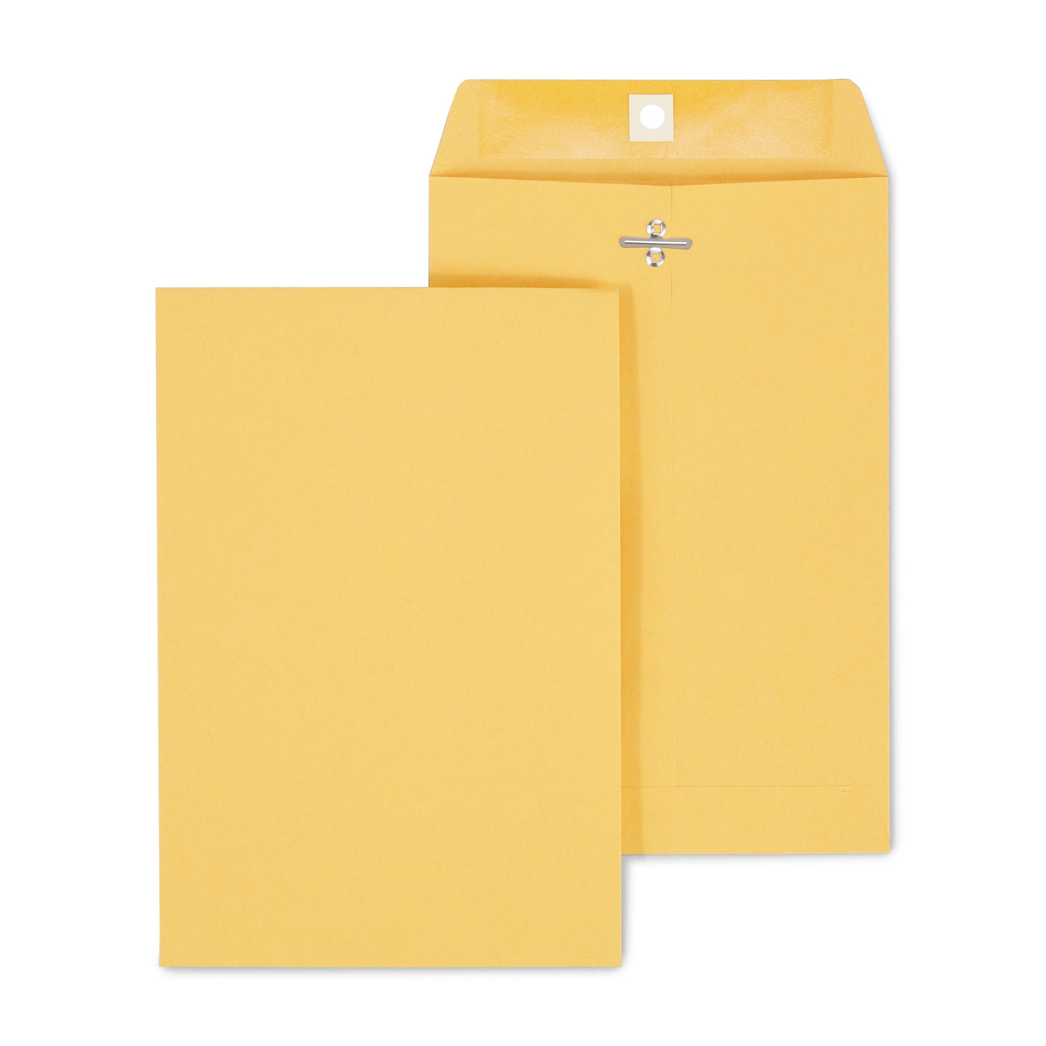 Staples Clasp & Moistenable Glue Kraft Catalog Envelopes, 6.5