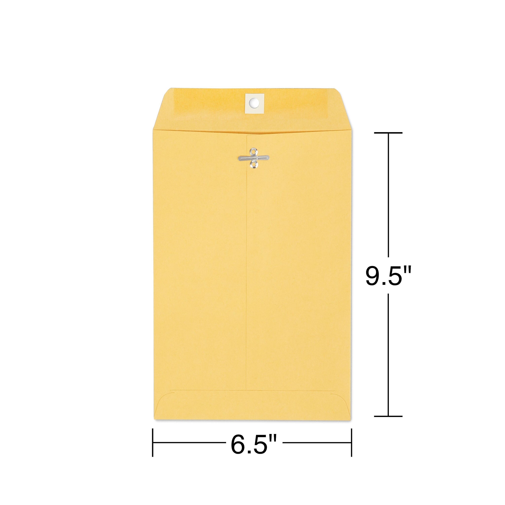 Staples Clasp & Moistenable Glue Kraft Catalog Envelopes, 6.5