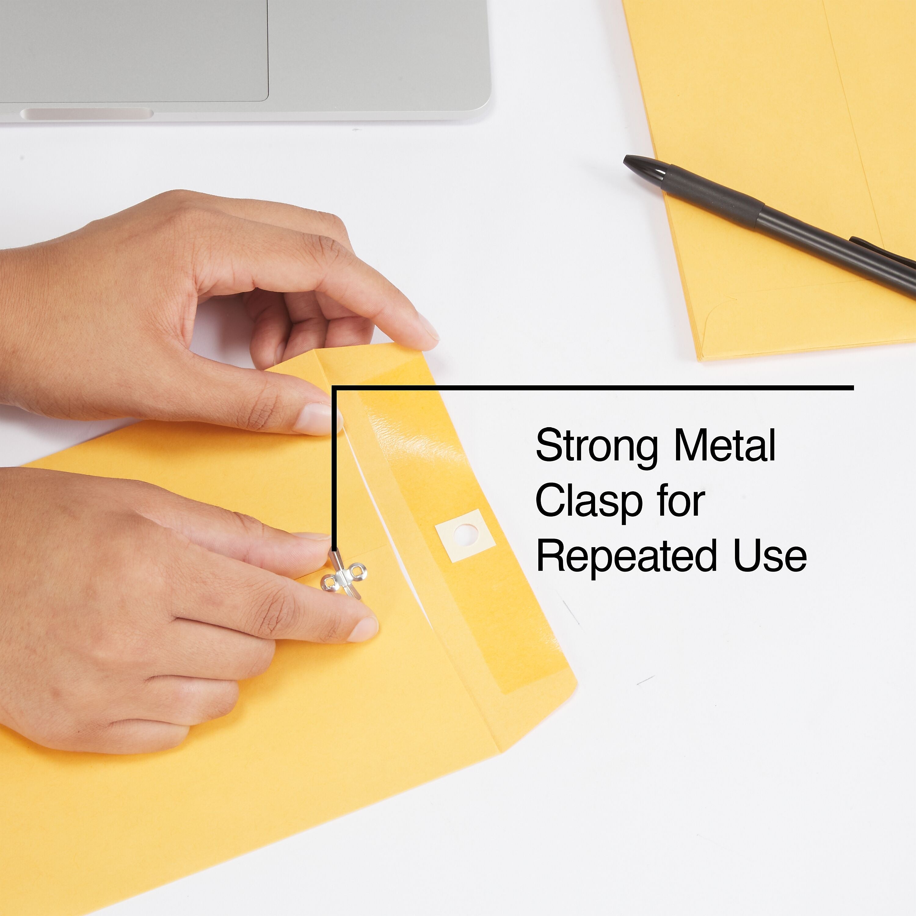 Staples Clasp & Moistenable Glue Kraft Catalog Envelopes, 6.5