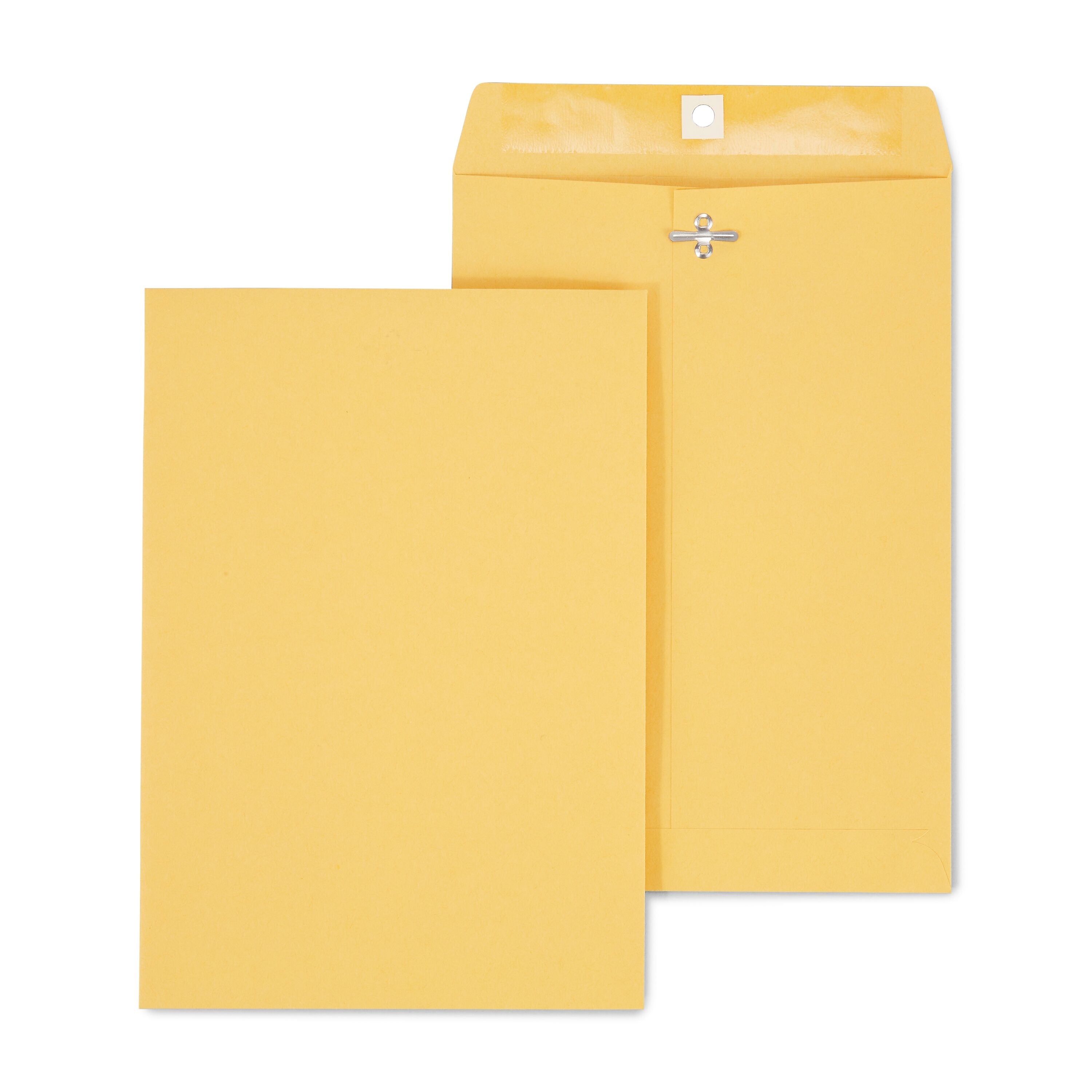 Staples Clasp & Moistenable Glue Kraft Catalog Envelopes, 7.5