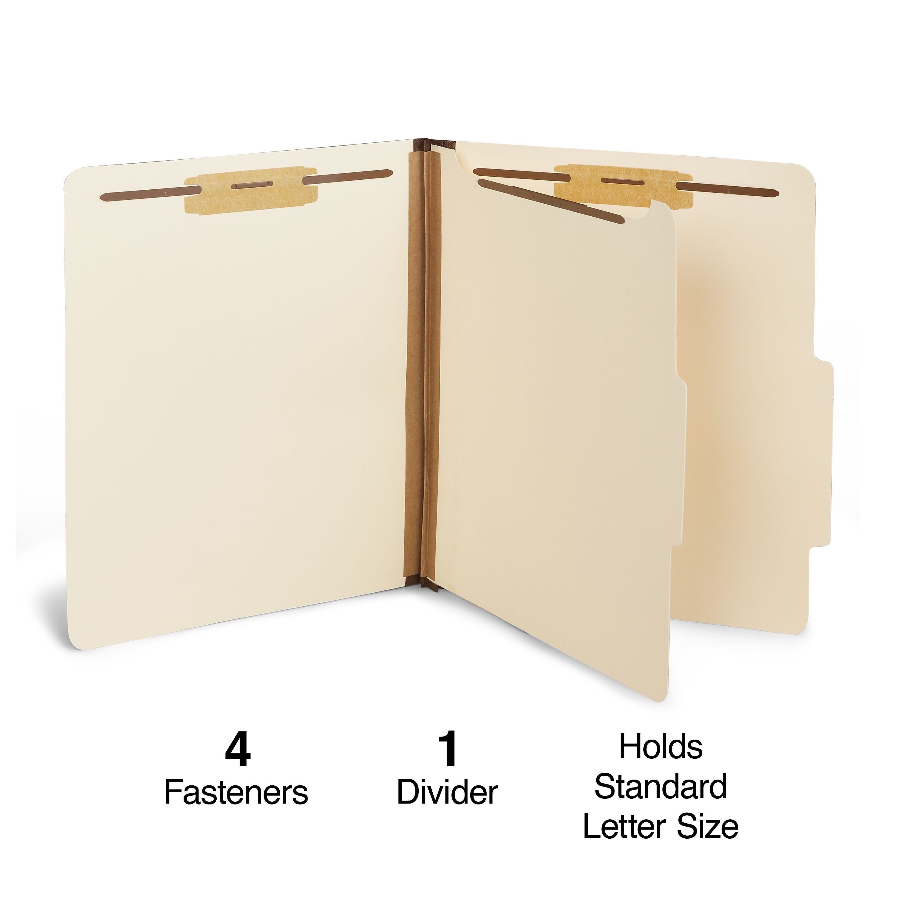 Staples® Classification Folder, 1-Dividers, 1 3/4