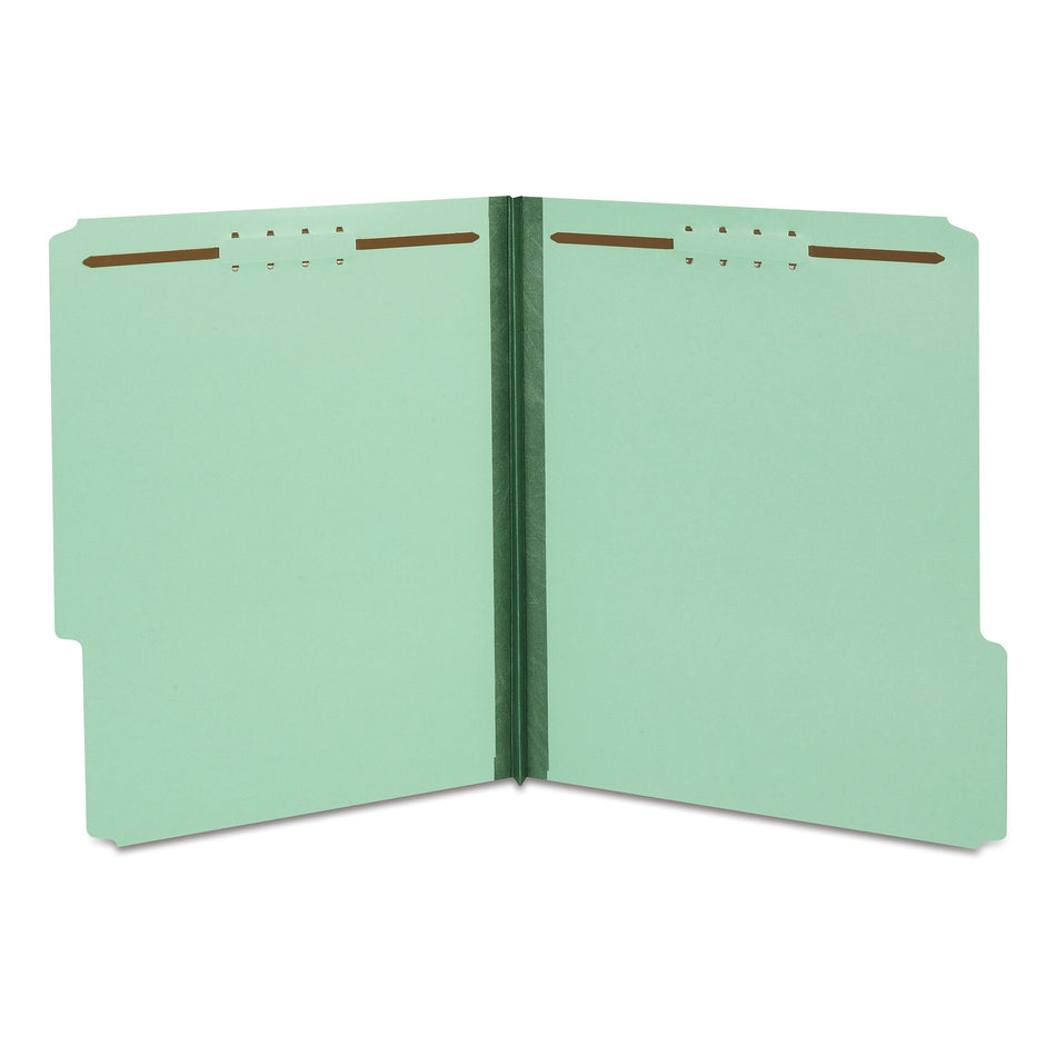 Staples® Classification Folder, 1" Expansion, Letter Size, Light Green, 25/Box