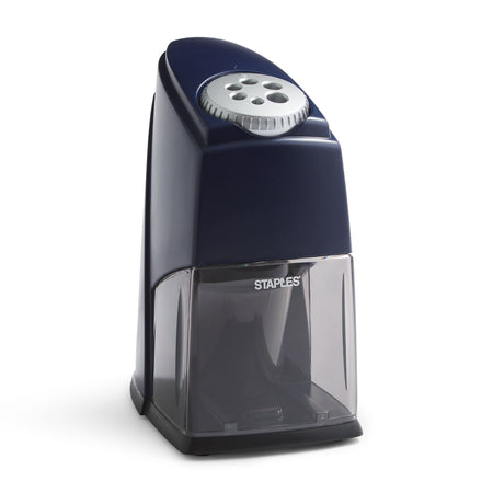 Staples® ClassMate Electric Pencil Sharpener, Blue