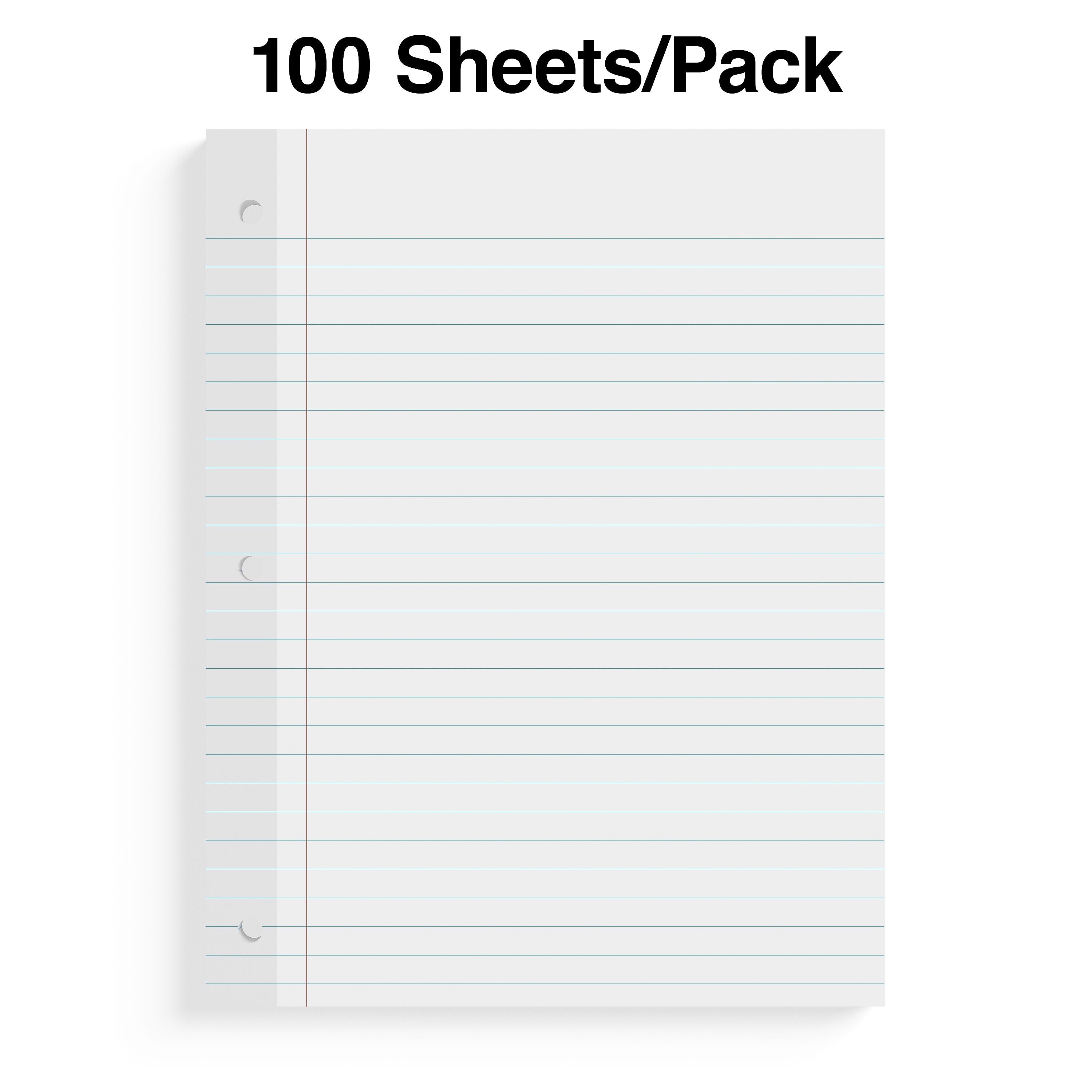Staples College Ruled Filler Paper, 8.5