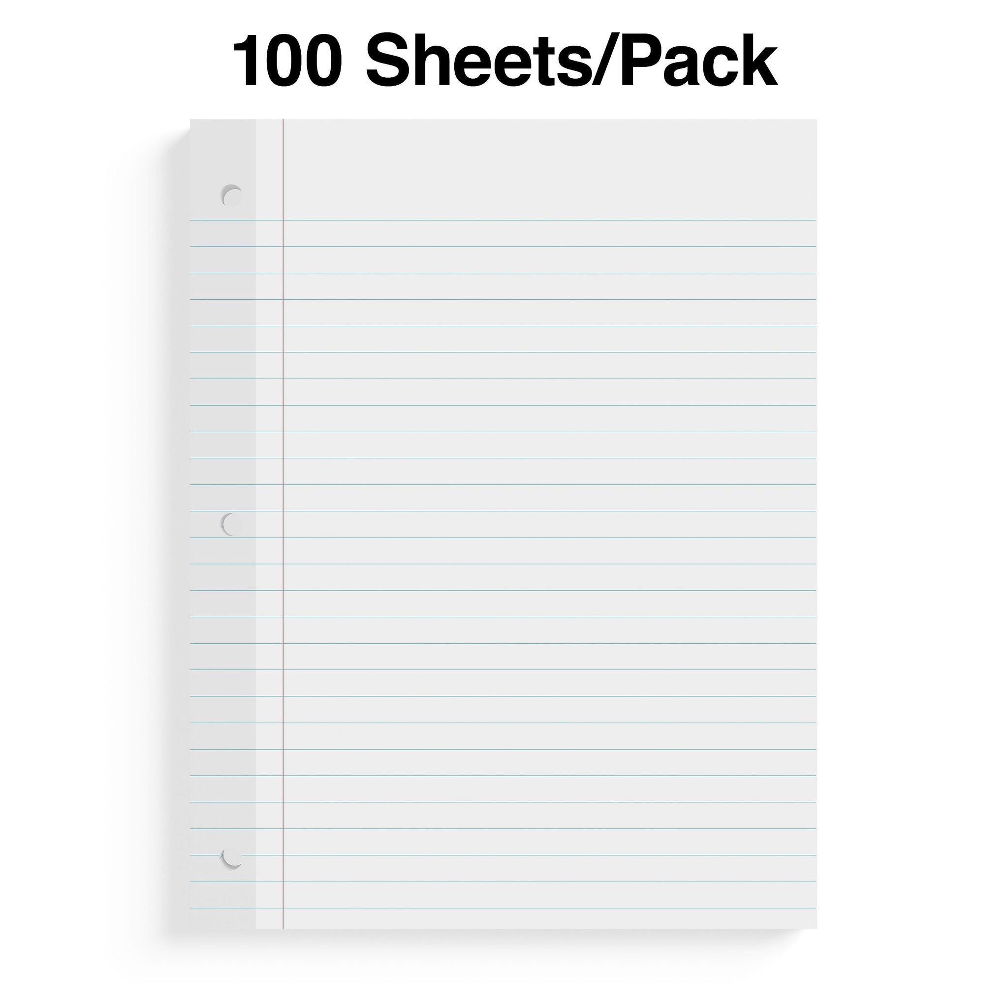 Staples College Ruled Filler Paper, 8.5