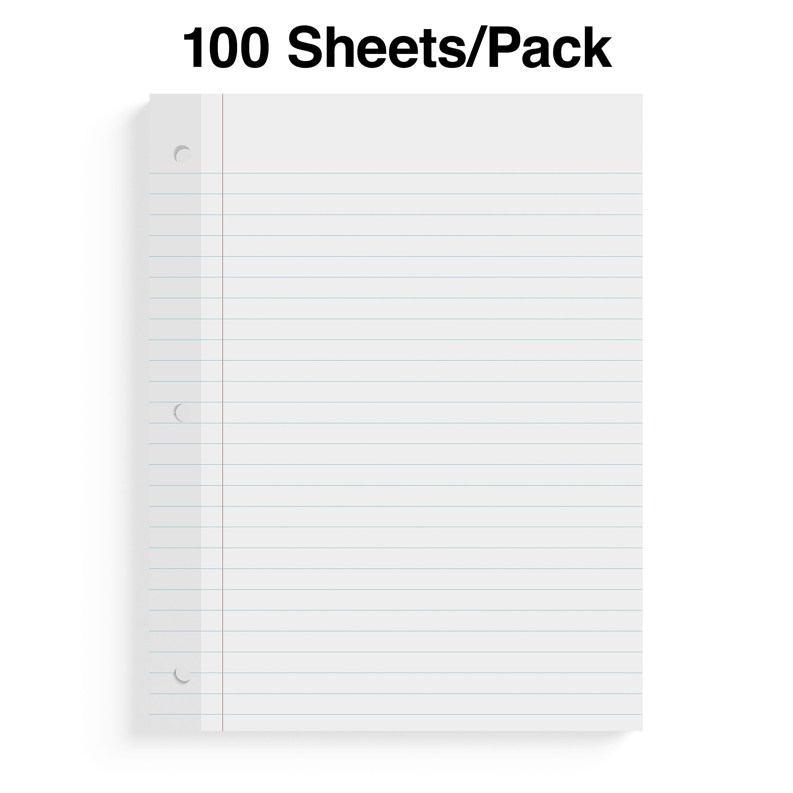 Staples College Ruled Filler Paper, 8.5