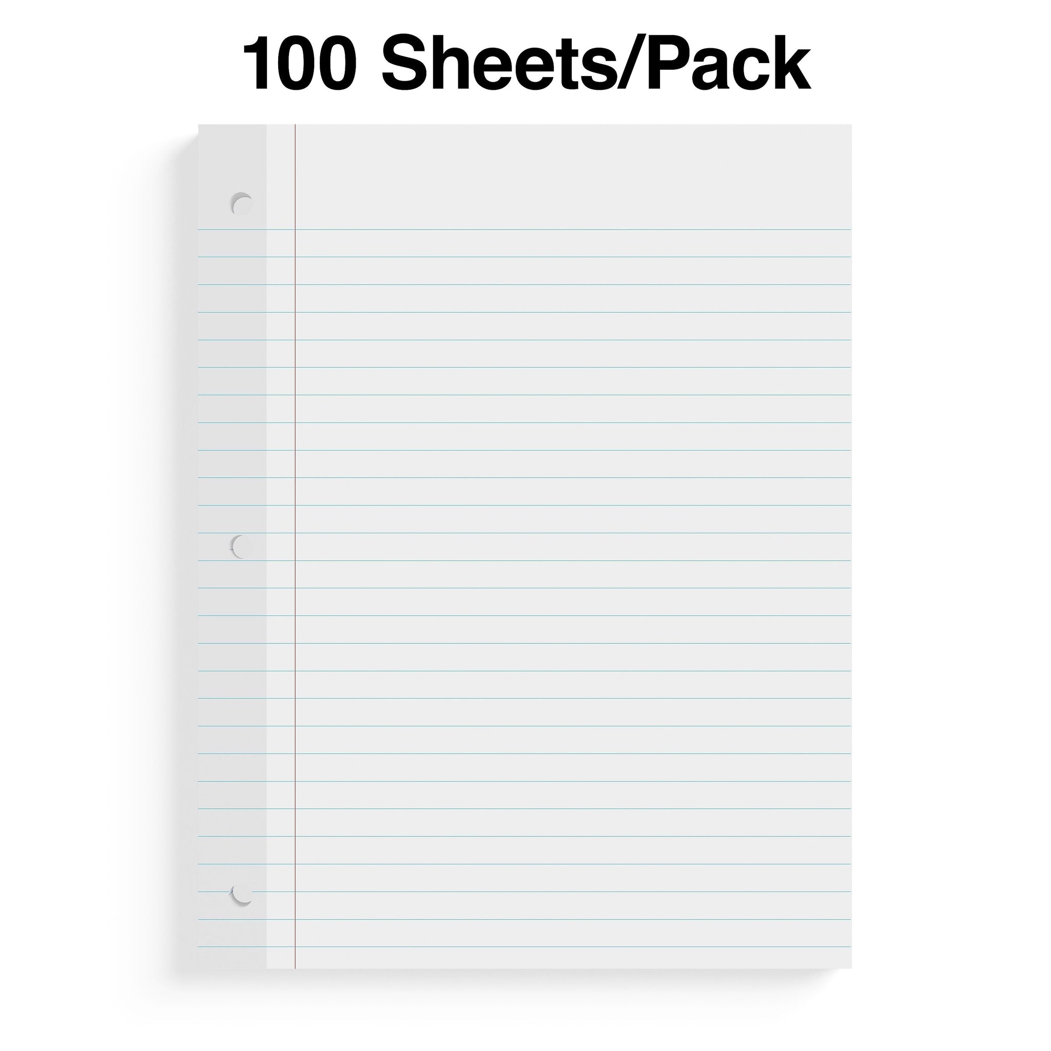 Staples College Ruled Filler Paper, 8.5