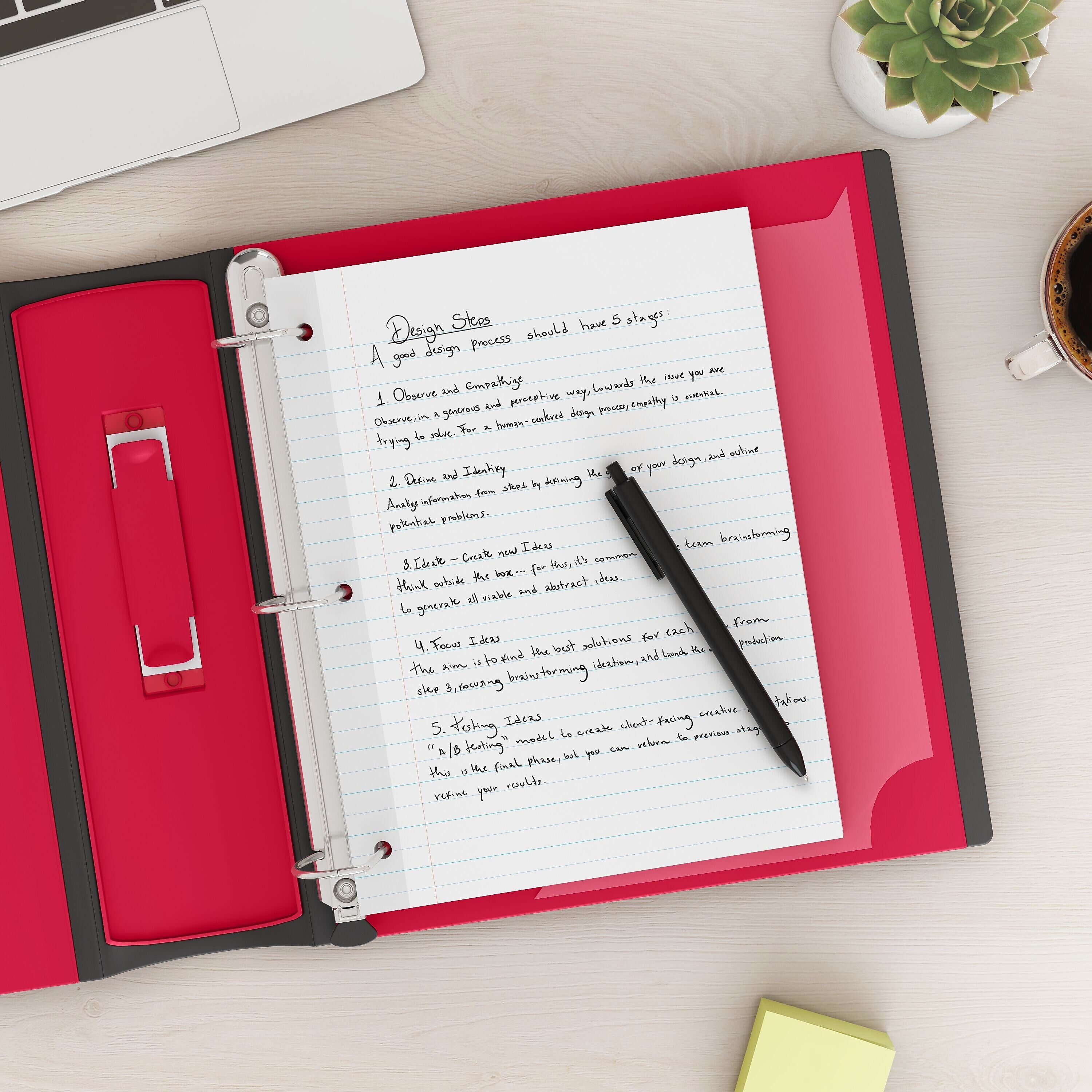 Staples College Ruled Filler Paper, 8.5