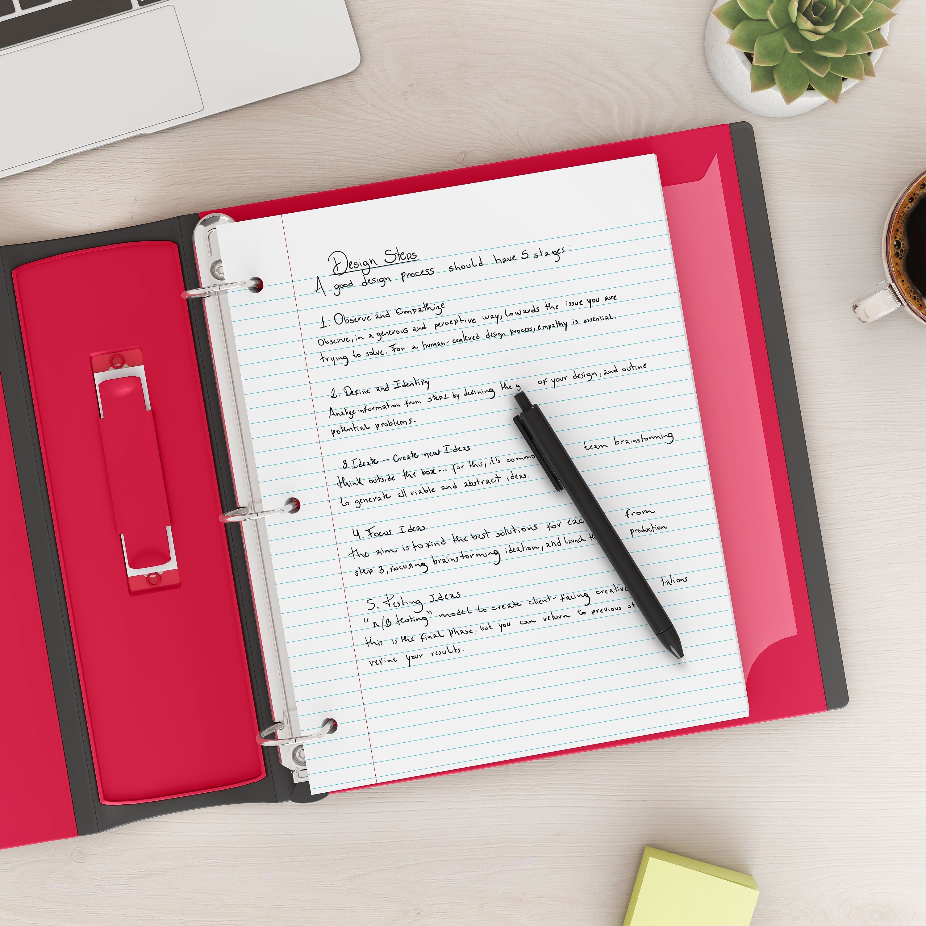Staples College Ruled Filler Paper, 8.5