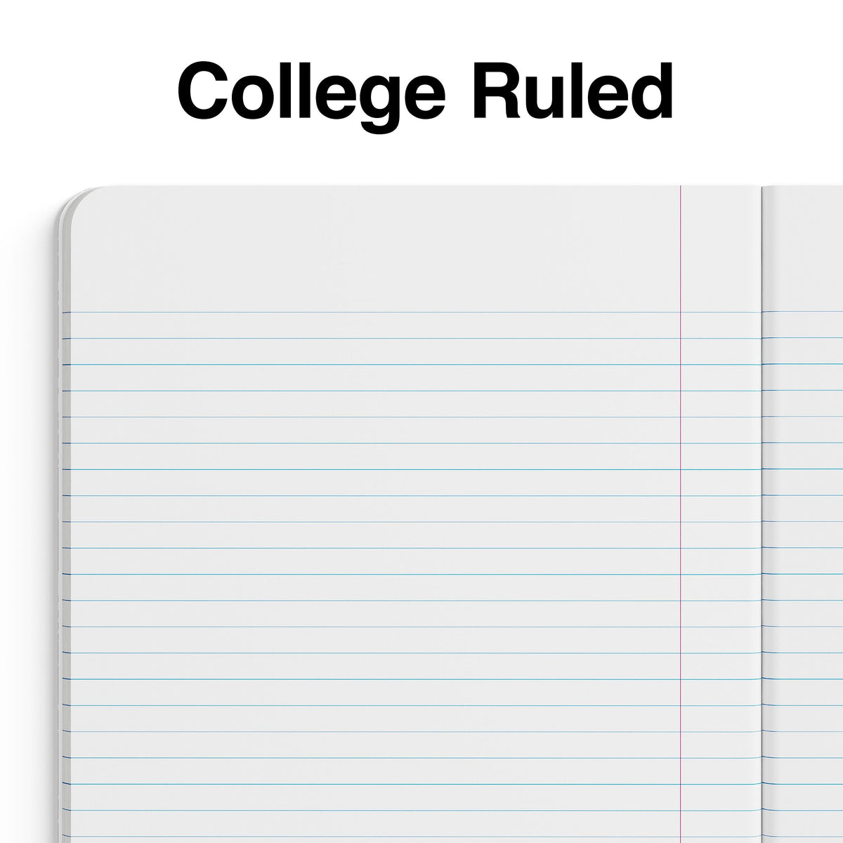 Staples® Composition Notebook, 7.5" x 9.75", College Ruled, 100 Sheets, Black