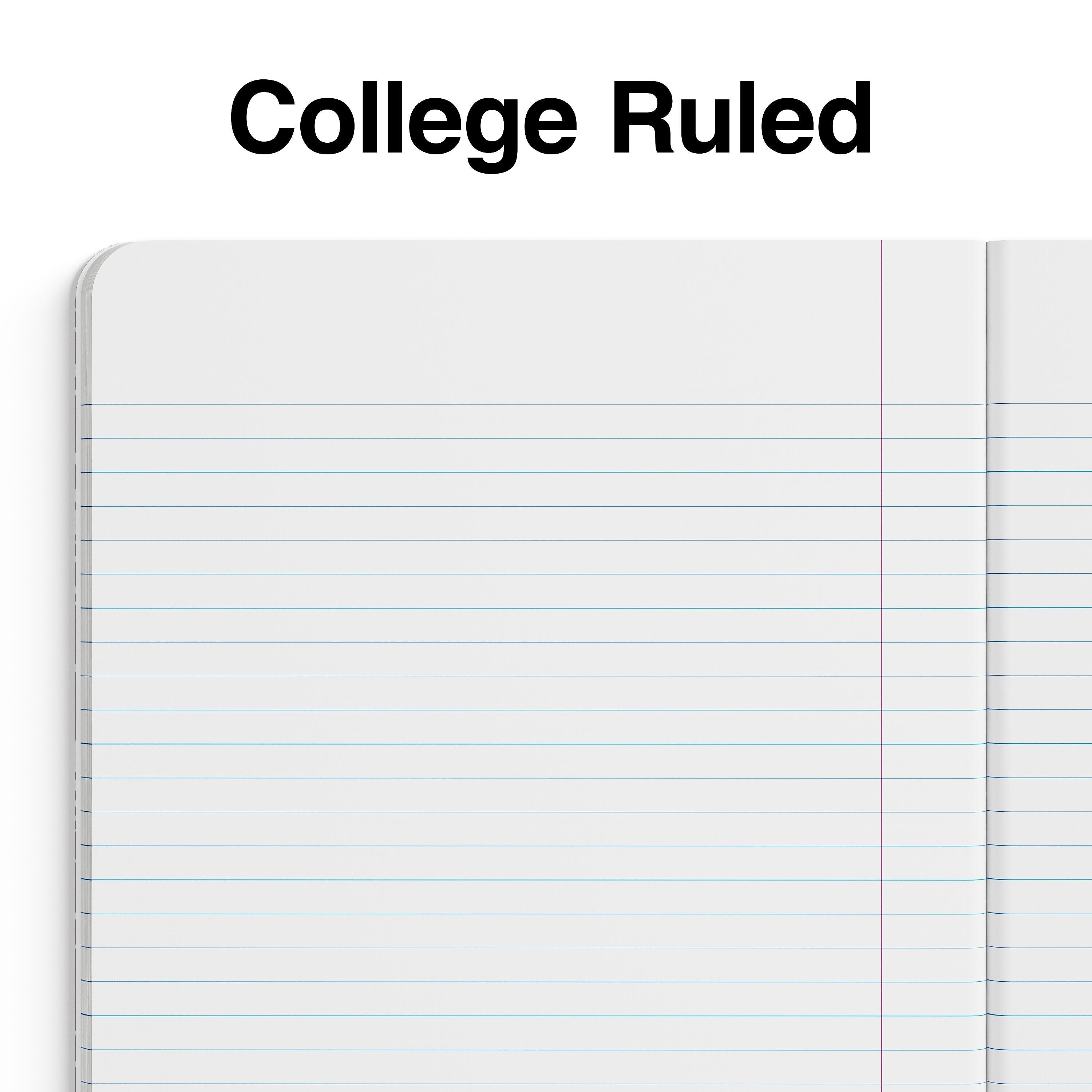 Staples® Composition Notebook, 7.5" x 9.75", College Ruled, 100 Sheets, Blue