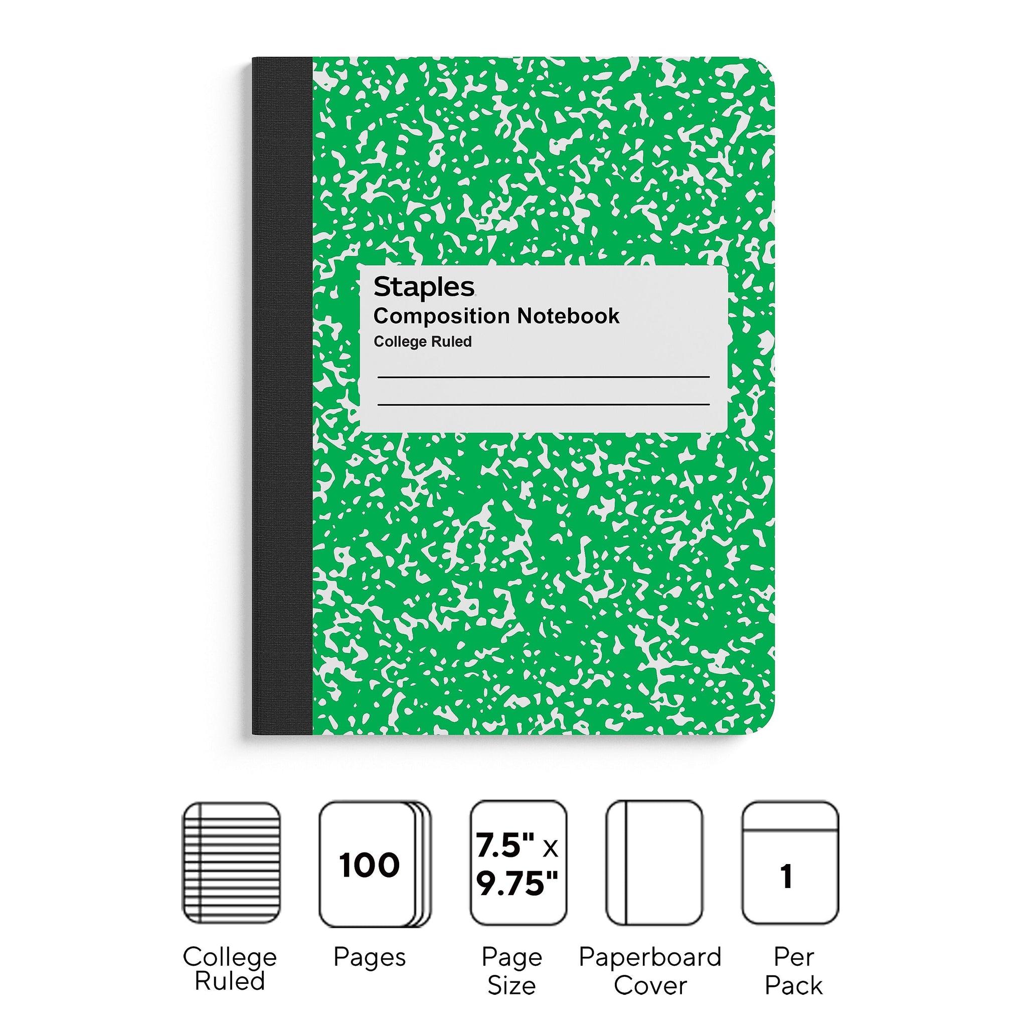Staples® Composition Notebook, 7.5