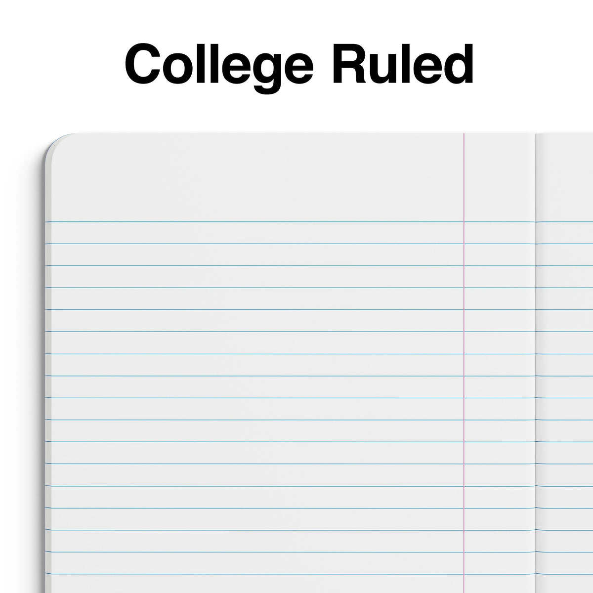 Staples Composition Notebook, 7.5" x 9.75", College Ruled, 80 Sheets, Black