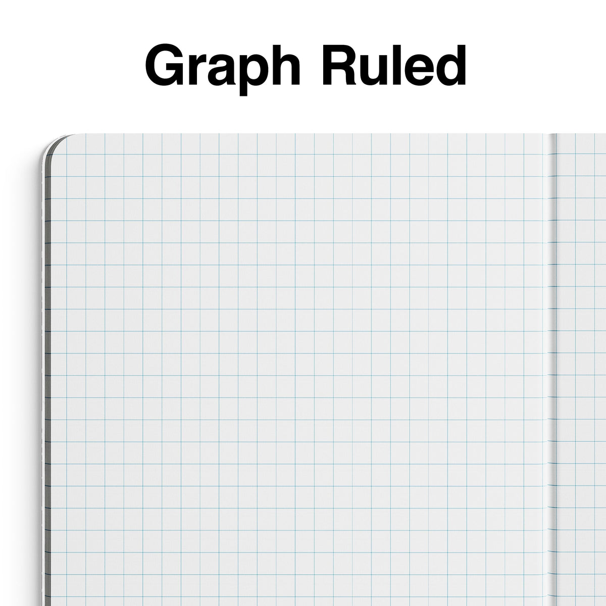 Staples Composition Notebook, 7.5" x 9.75", Graph Ruled, 80 Sheets, Black/White, 24/Carton