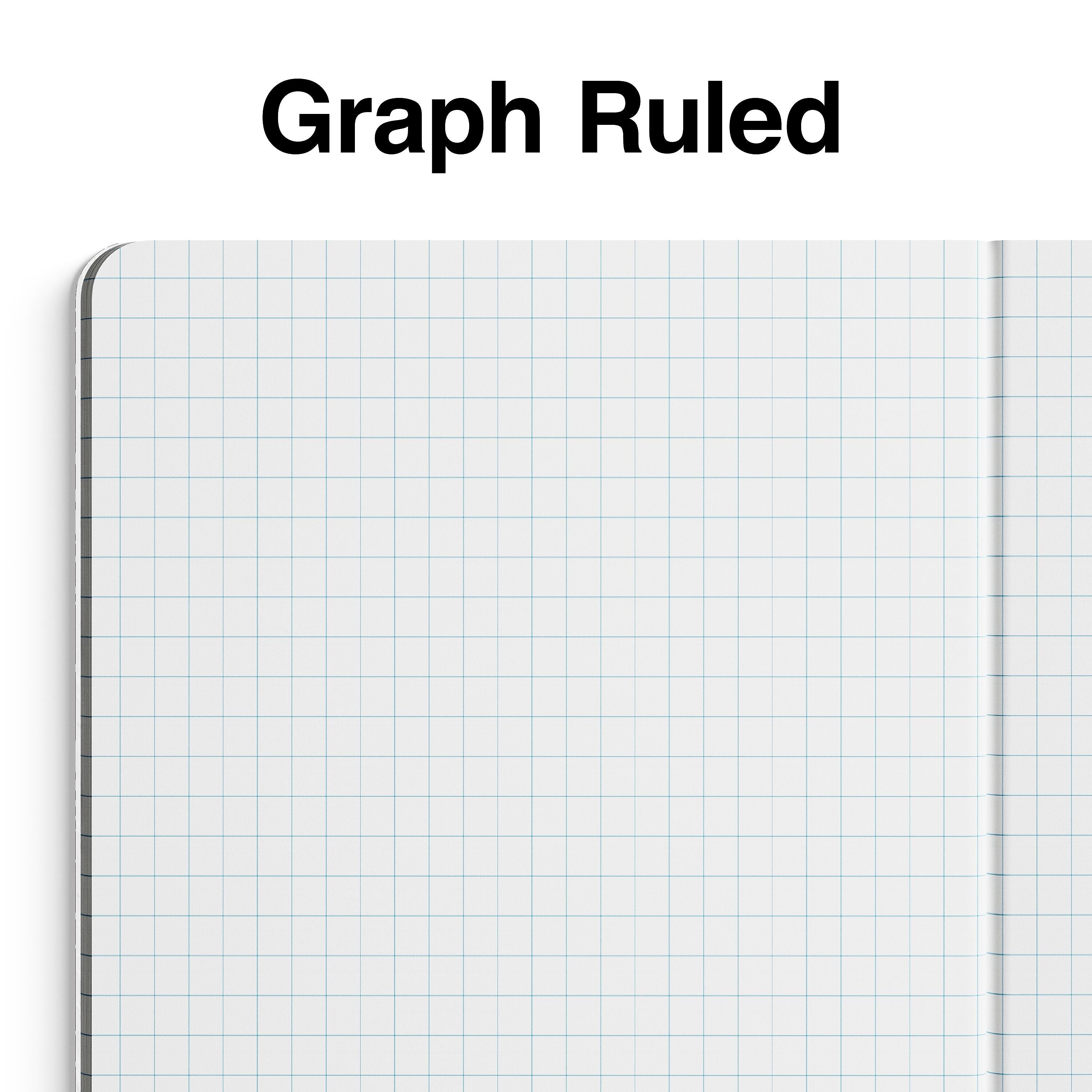 Staples Composition Notebook, 7.5" x 9.75", Graph Ruled, 80 Sheets, Red/White