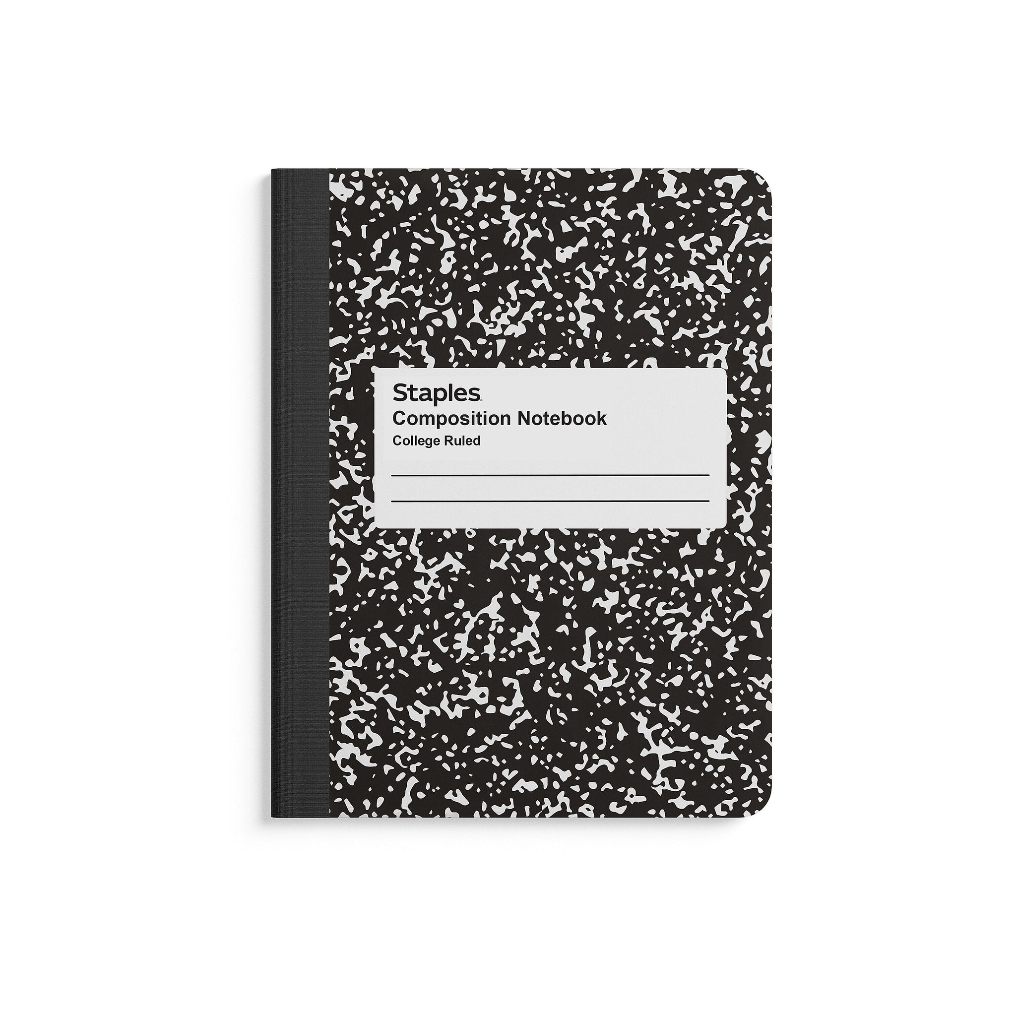 Staples® Composition Notebooks, 7.5