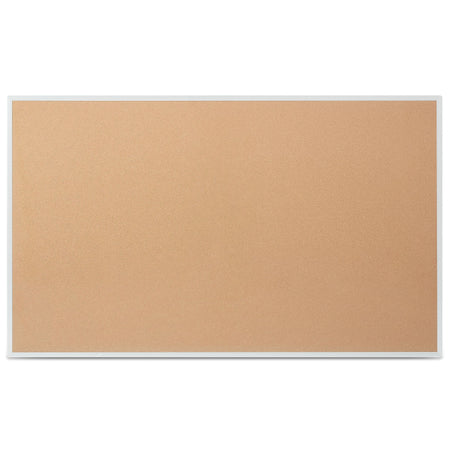 Staples Cork Bulletin Board, Aluminum Frame, 5'W x 3'H