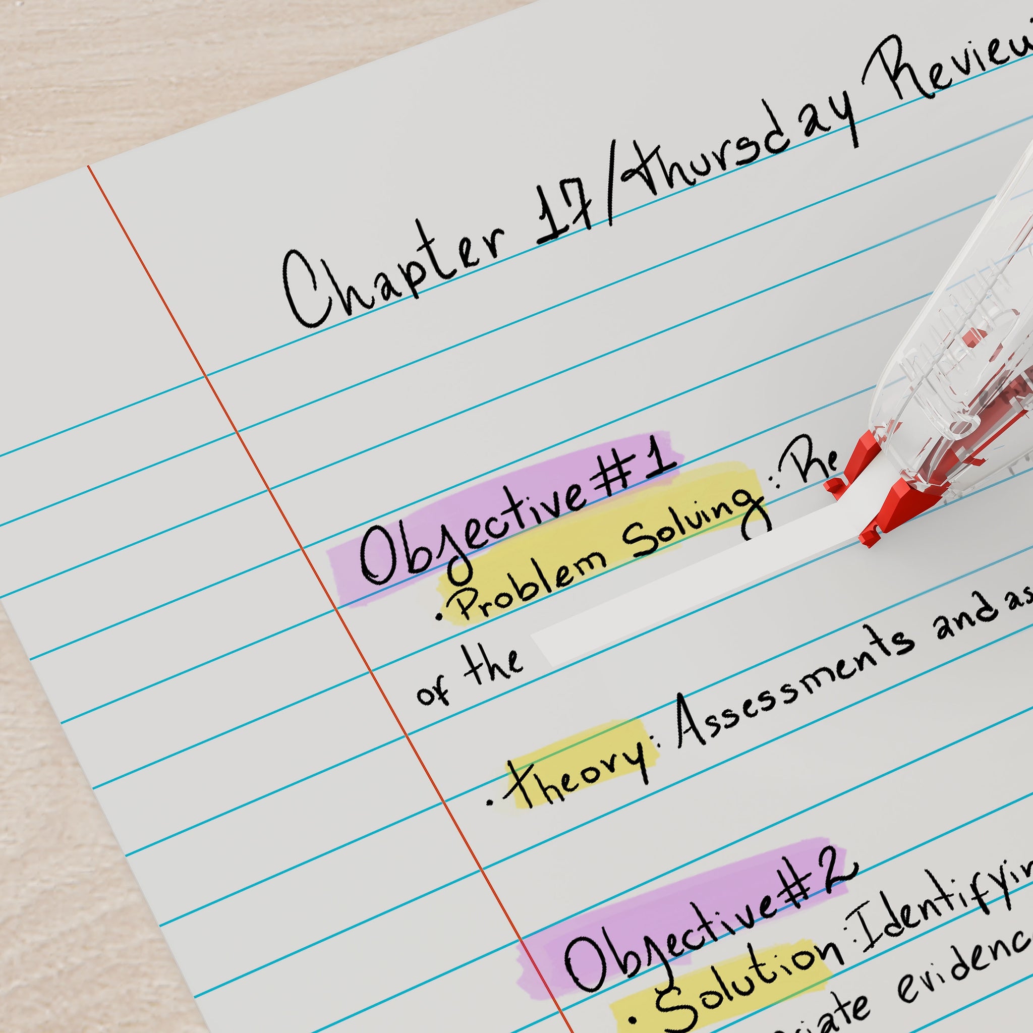 Staples® Correction Tape, White, 2/Pack