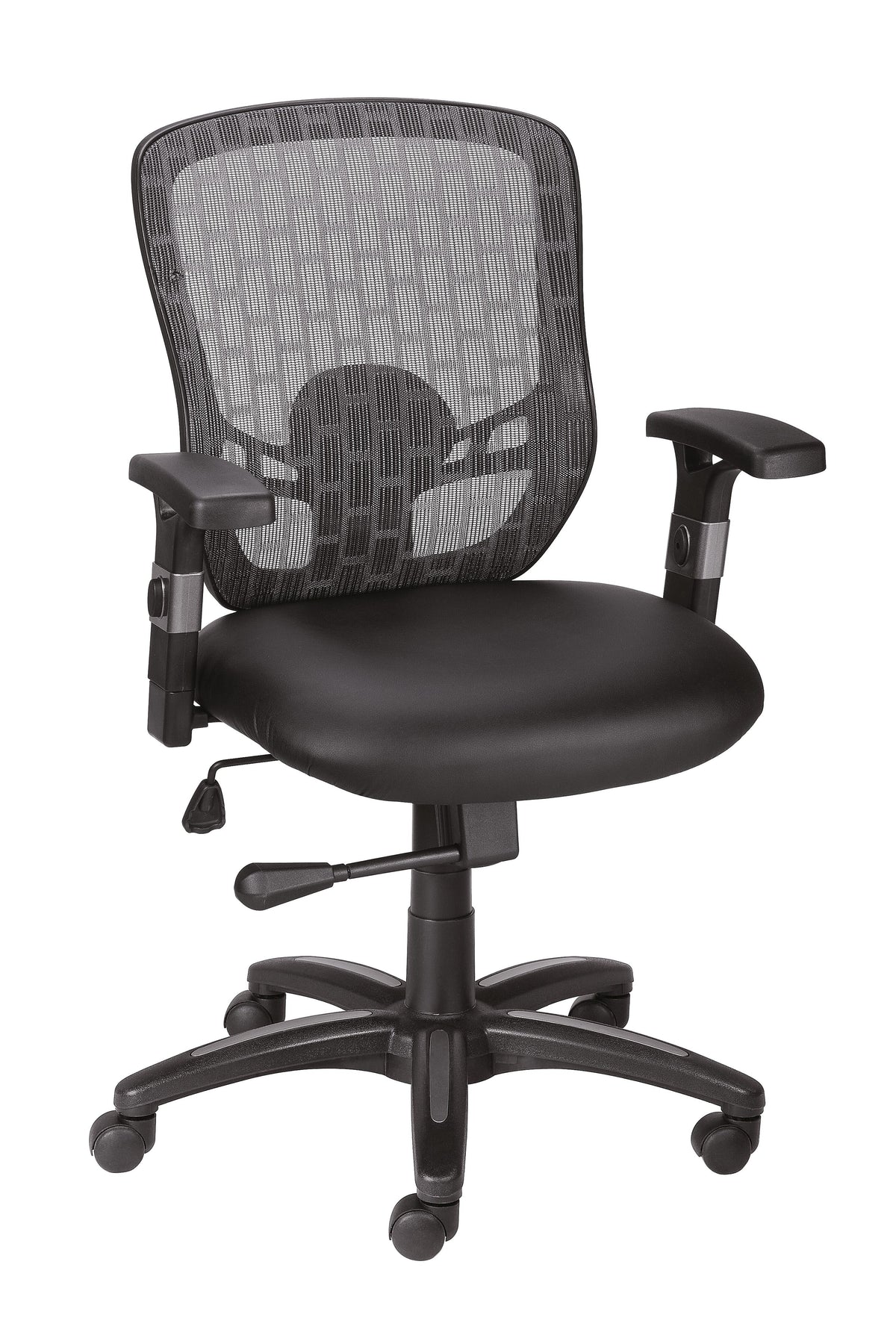 Staples Corvair Ergonomic Luxura Swivel Computer and Desk Chair, Black