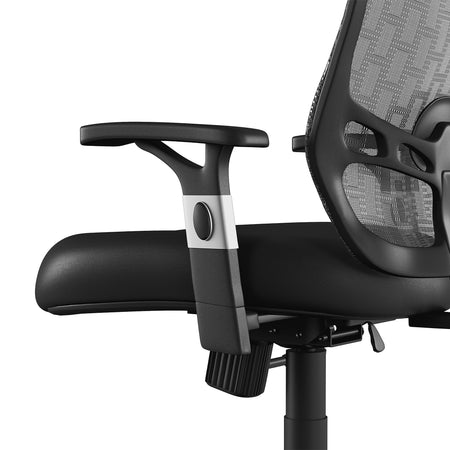 Staples Corvair Ergonomic Luxura Swivel Computer and Desk Chair, Black