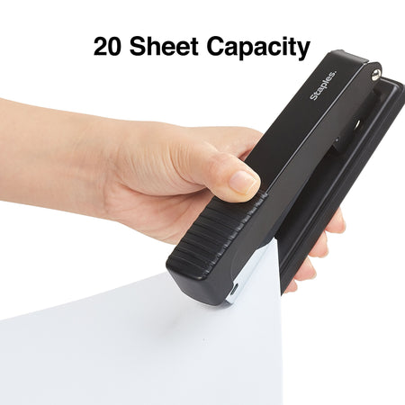 Staples Desktop Stapler, Full-Strip Capacity, Black