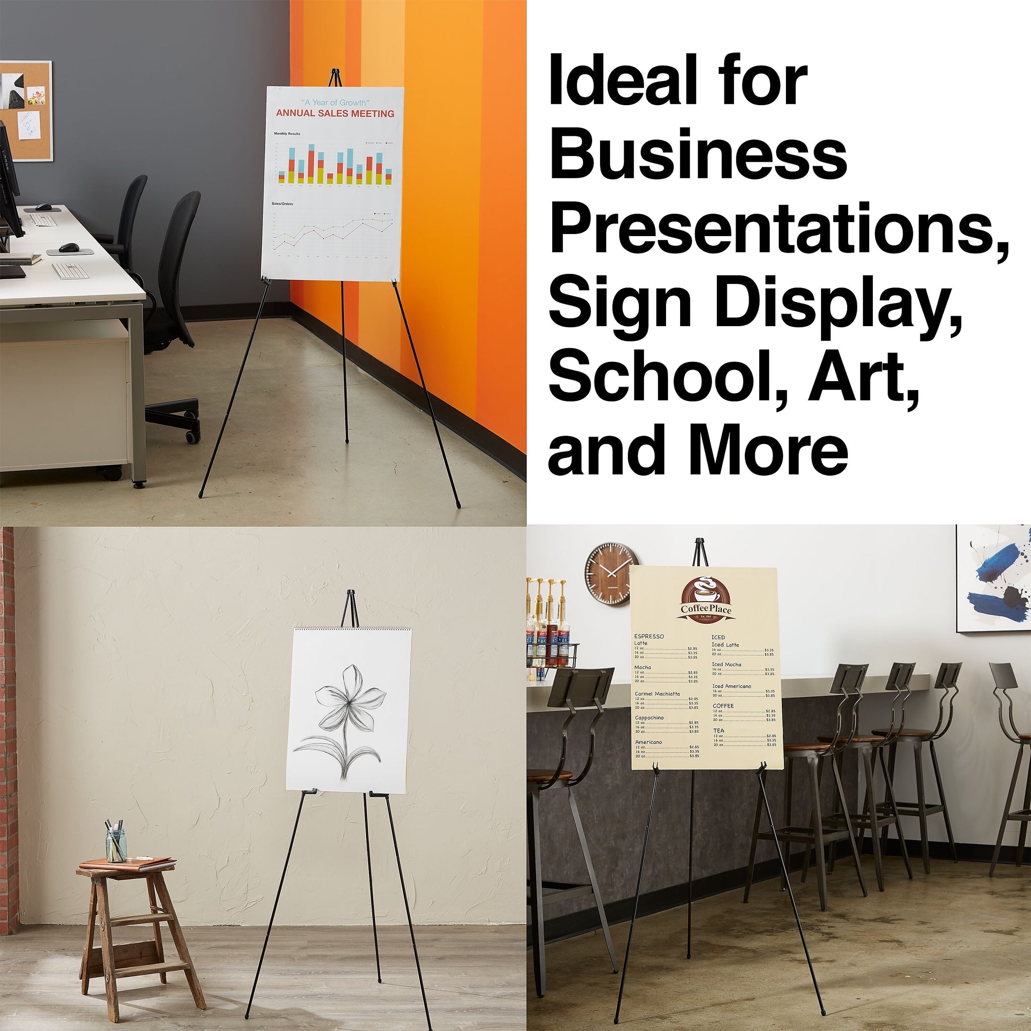 Staples Display Easel, 58