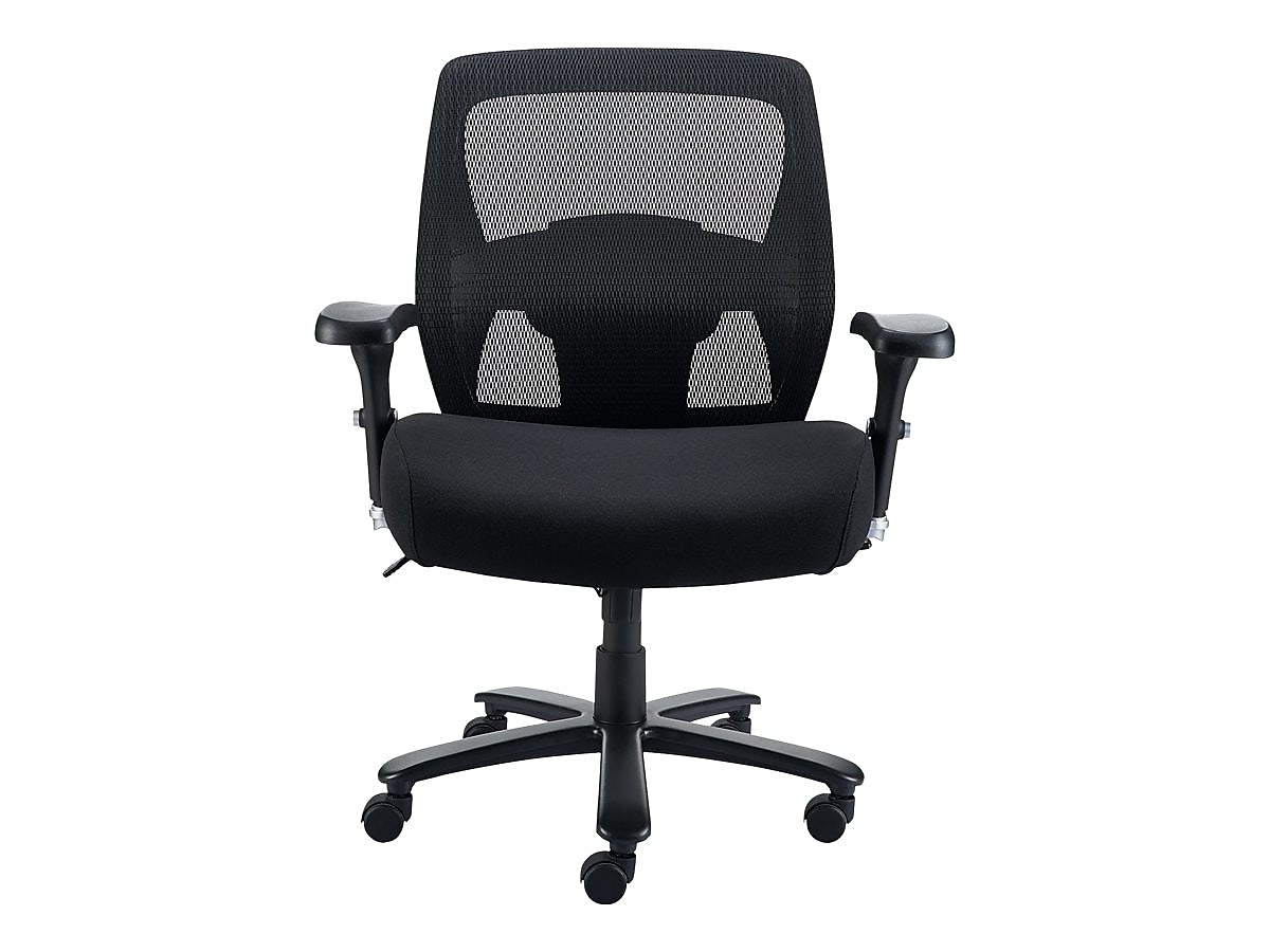 Staples Driscott Ergonomic Fabric Managers Big & Tall Chair, 400 lb. Capacity, Black