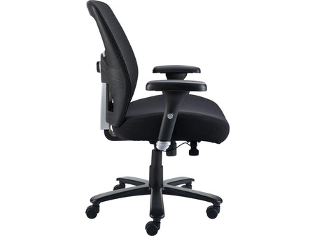 Staples Driscott Ergonomic Fabric Managers Big & Tall Chair, 400 lb. Capacity, Black