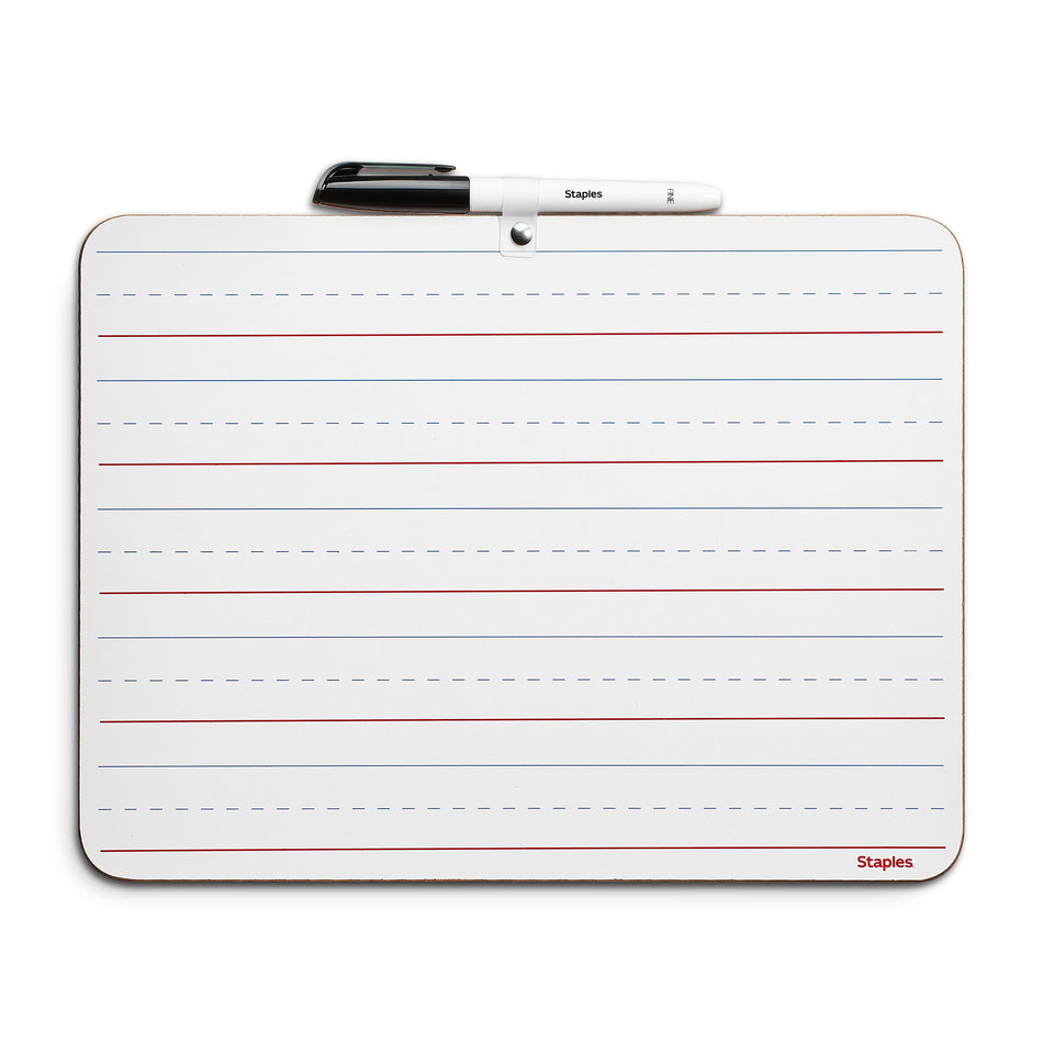 Staples Dry-Erase Learning Board, 8.9" x 11.8"