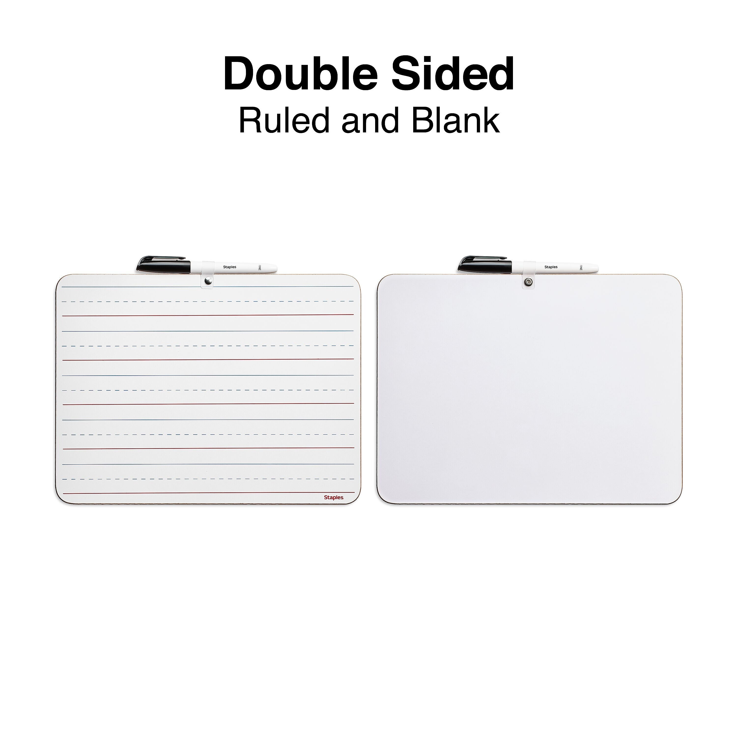 Staples Dry-Erase Learning Board, 8.9