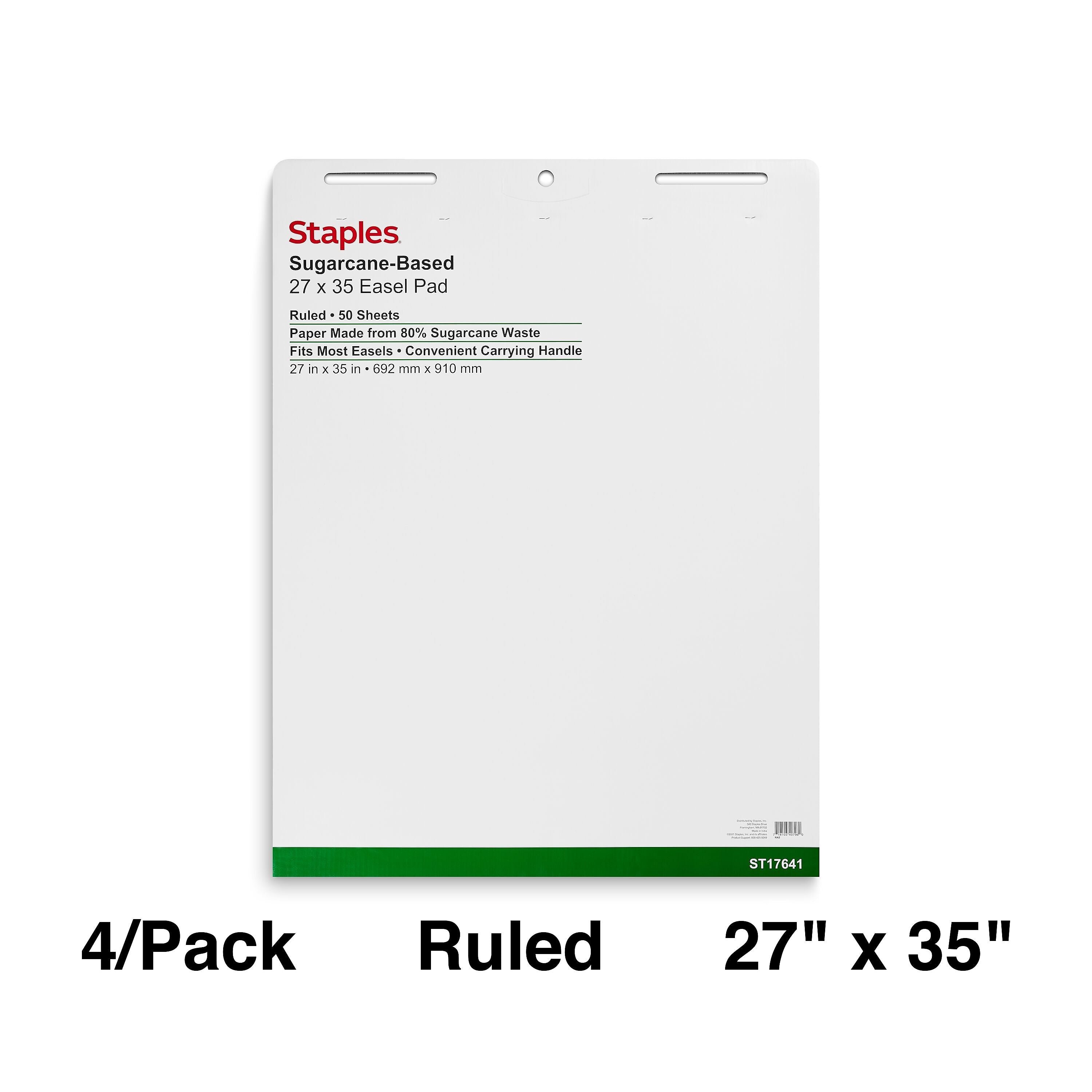 Staples Easel Pads, 27