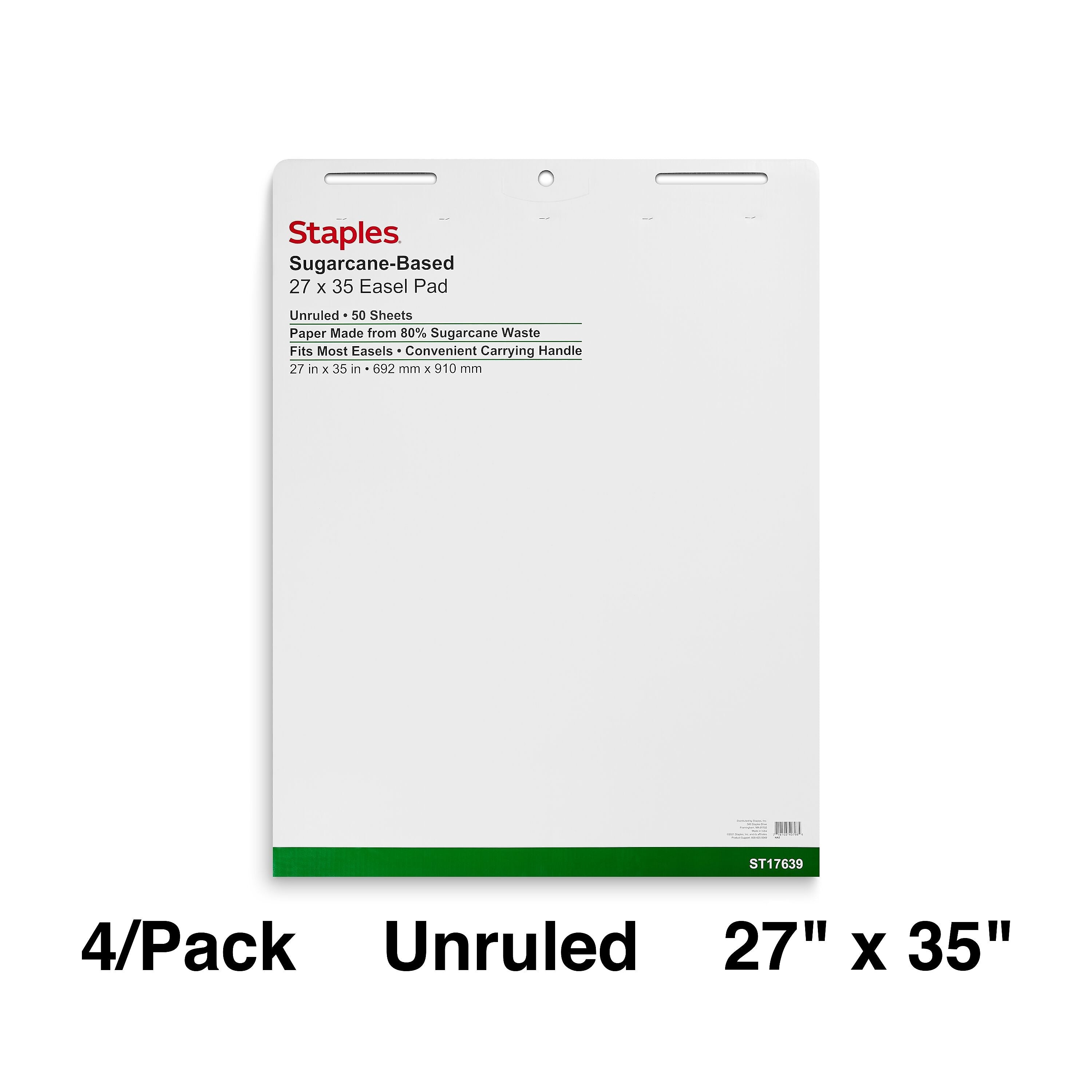Staples Easel Pads, 27