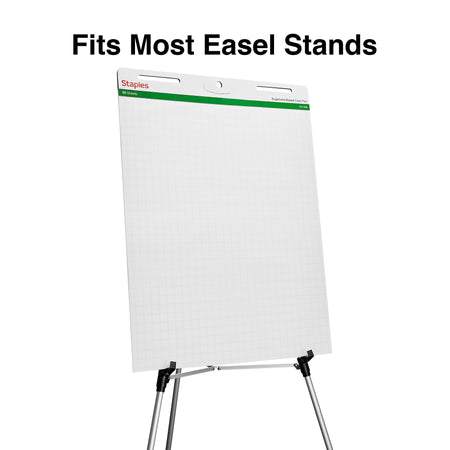 Staples Easel Pads, 27" x 35", White, 50 Sheets/Pad, 4 Pads/Carton