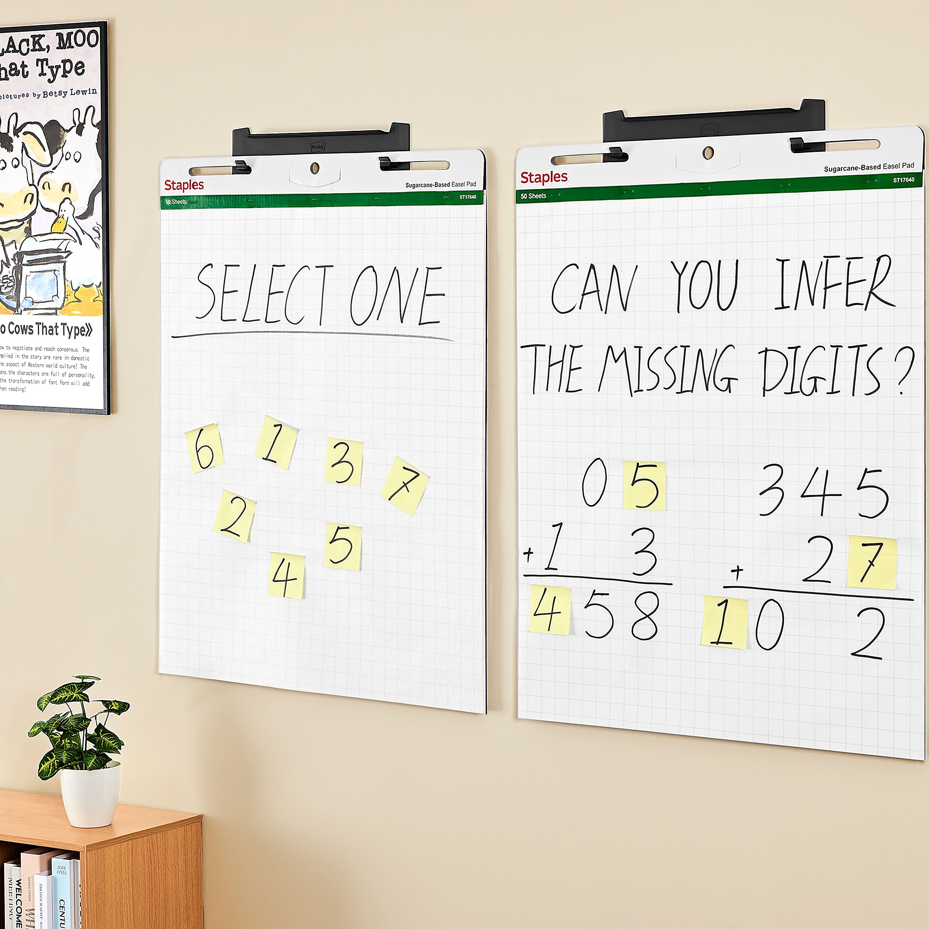 Staples Easel Pads, 27