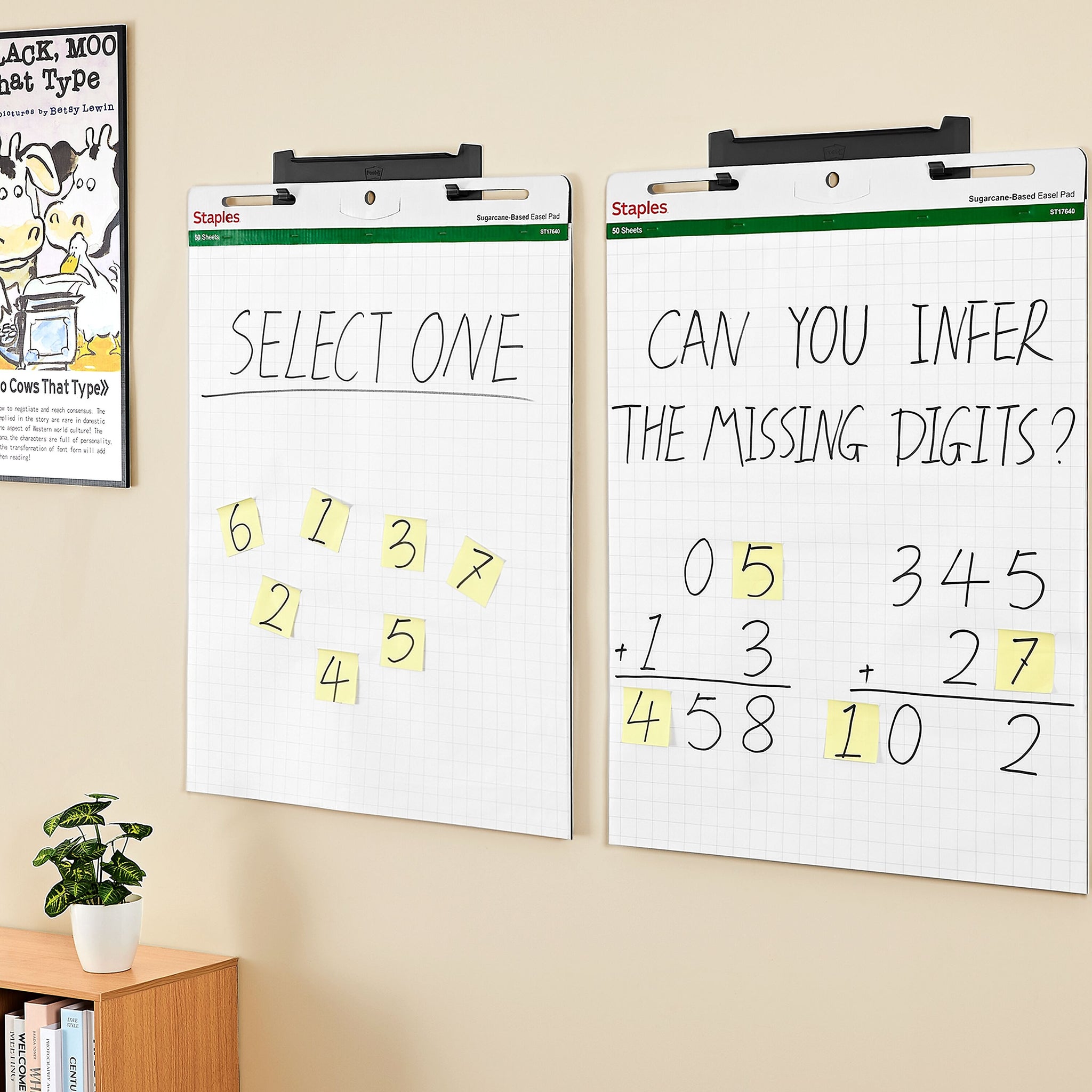 Staples Easel Pads, 27