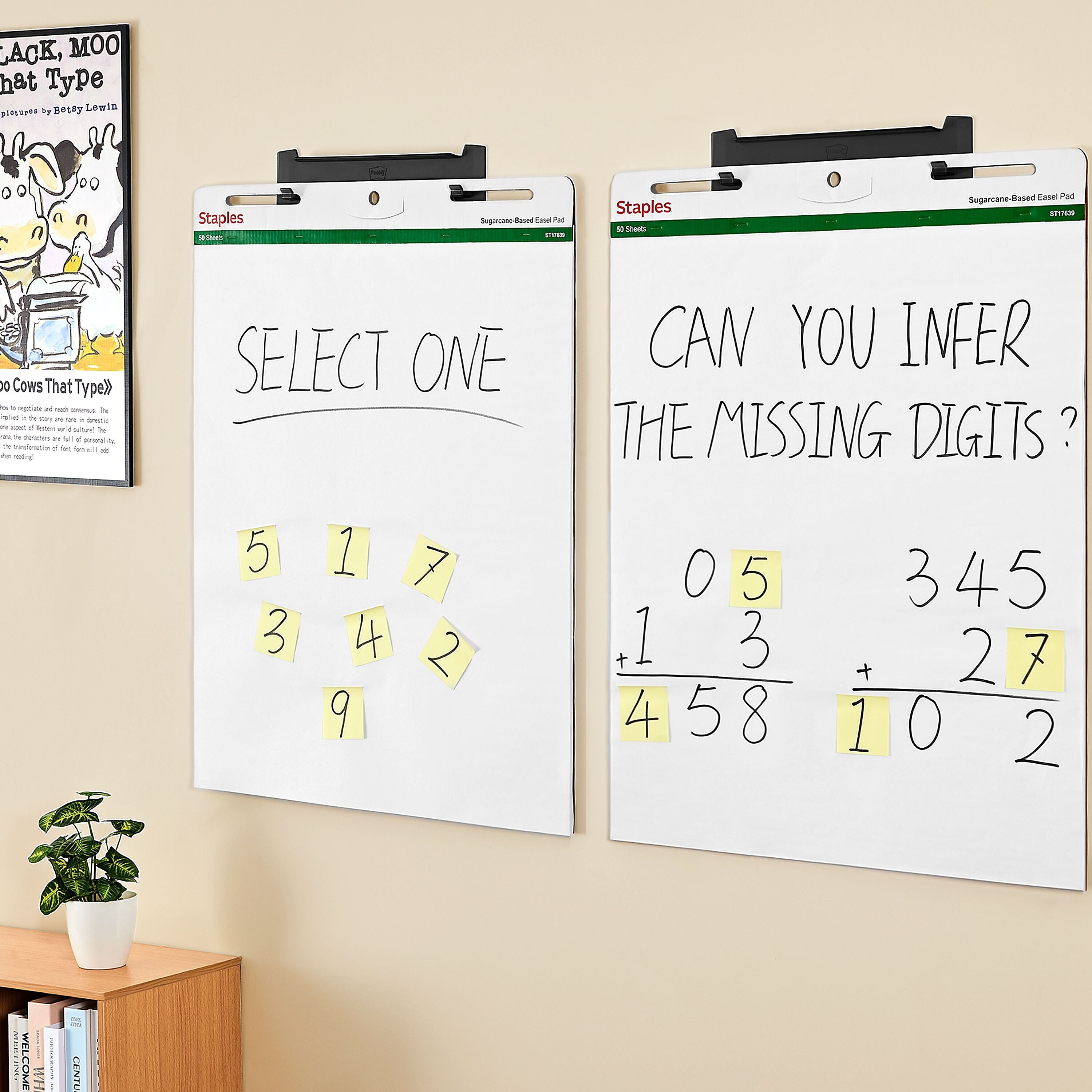 Staples Easel Pads, 27