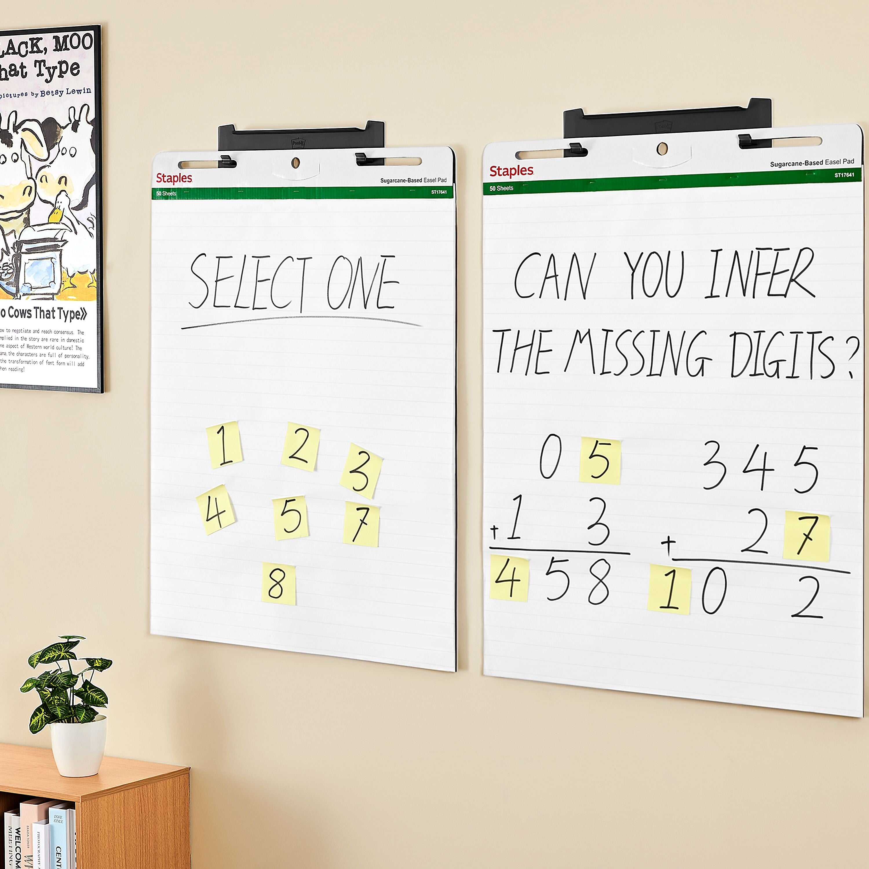 Staples Easel Pads, 27