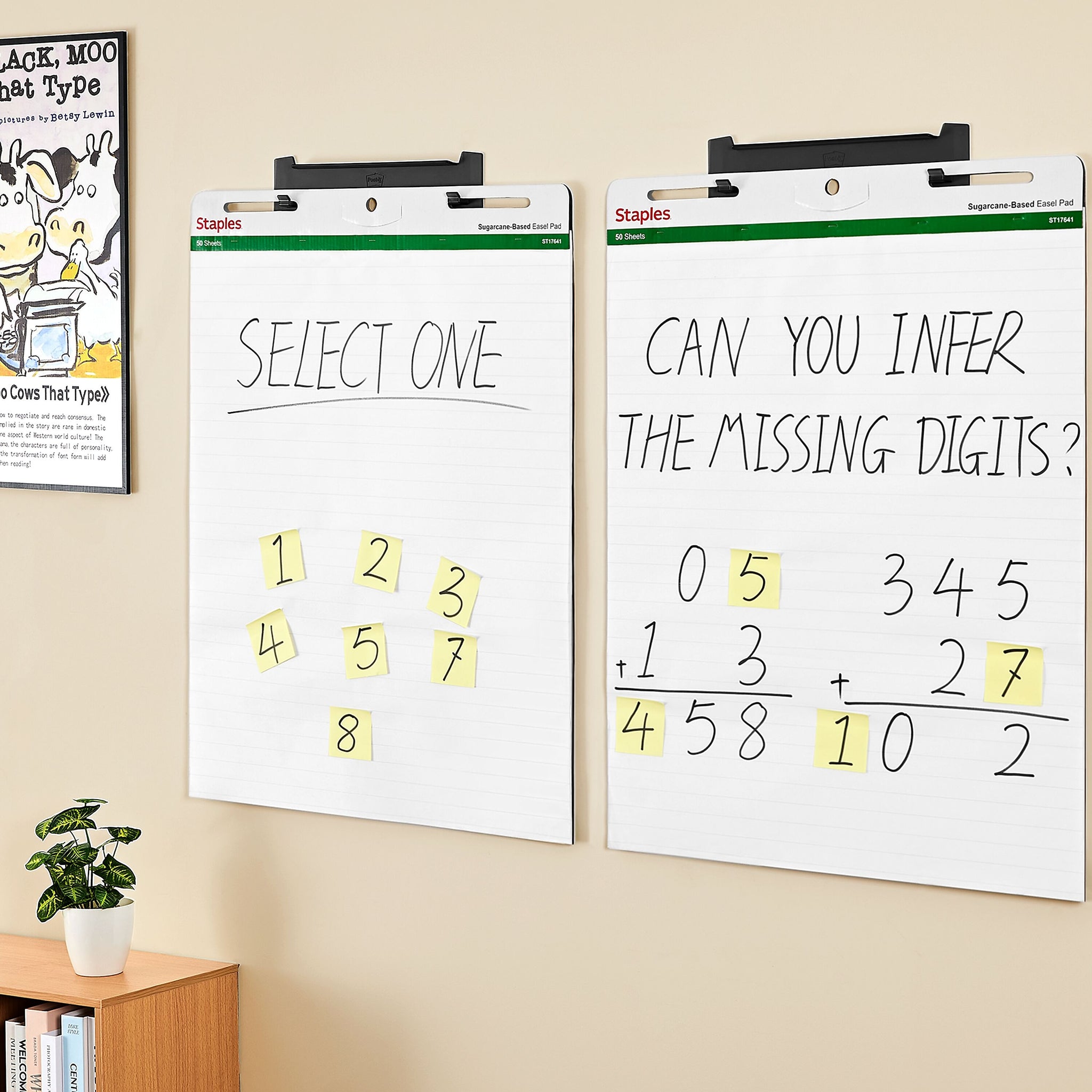 Staples Easel Pads, 27